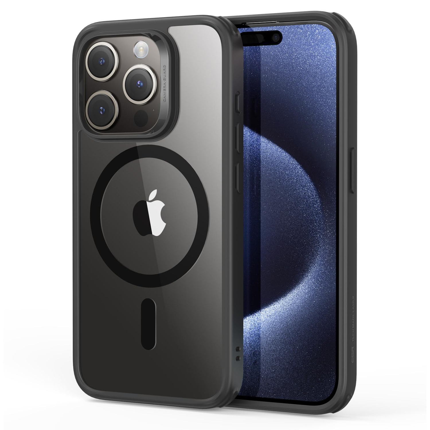 iPhone 15 Pro Max Case, Compatible with MagSafe, Military-Grade Protection, Yellowing Resistant, Scratch-Resistant Back, Magnetic Phone Case for