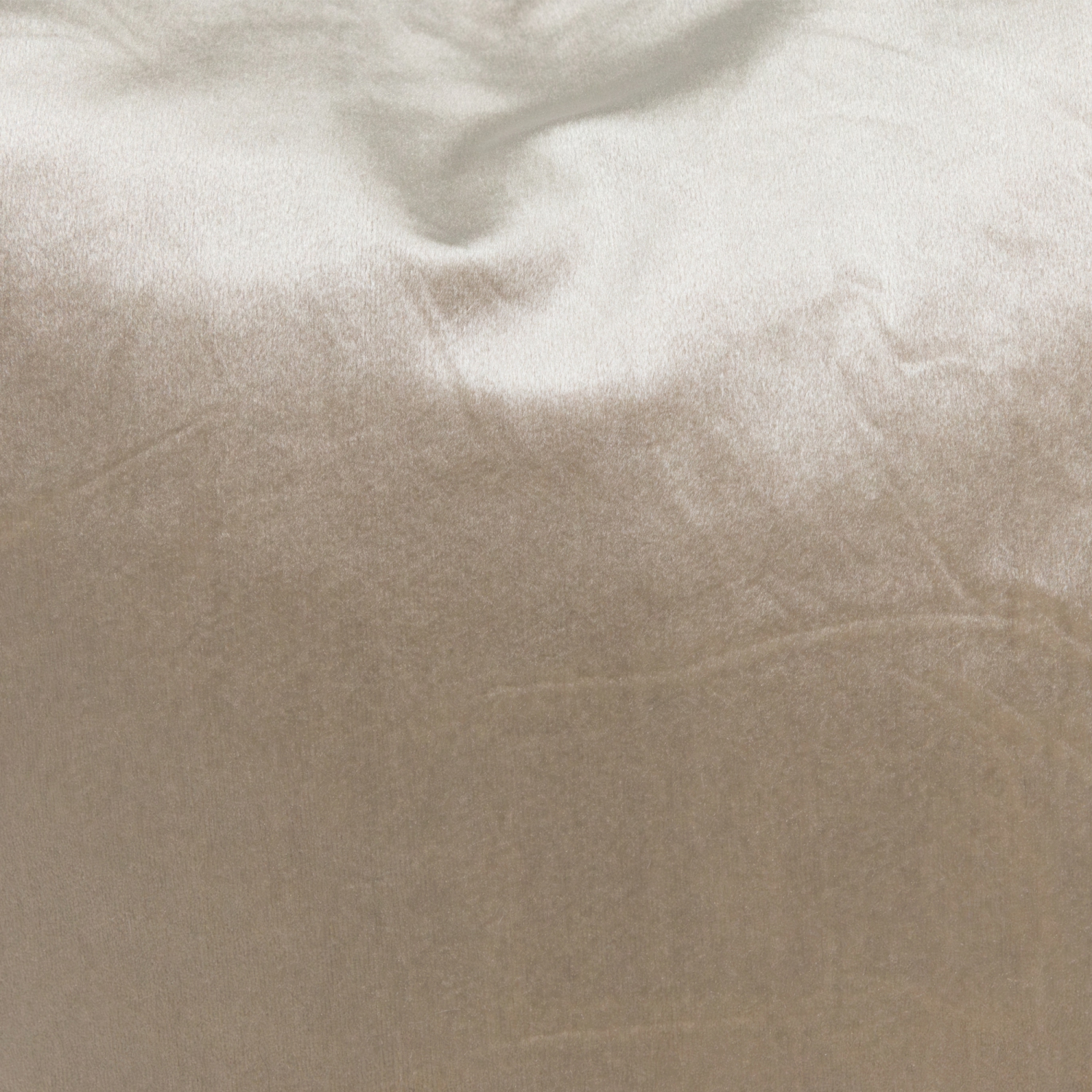 17" Solid Taupe Plush Square Throw Pillow with Piped Edges