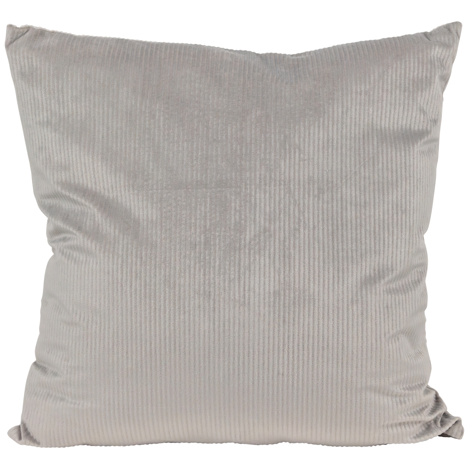 Corduroy Square Throw Pillow - 18" -Gray