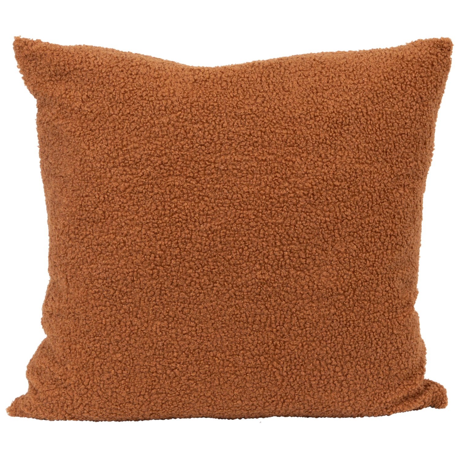 15" Brown Southwestern Pattern Worsted Square Throw Pillow