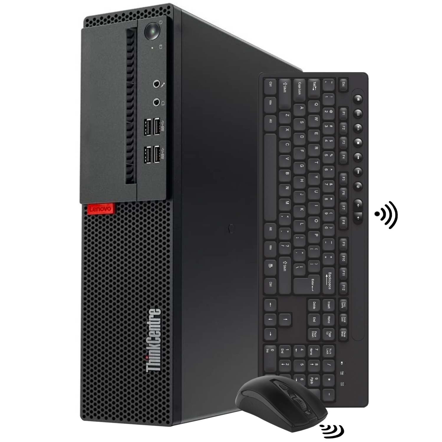 Refurbished(Good) - Business Desktop Solution Lenovo ThinkCentre M710s SFF Computer PC| Intel Core i7 Processor| 512GB SSD| 32GB DDR4 RAM| Win 10 Pro| Wireless Keyboard and Mouse