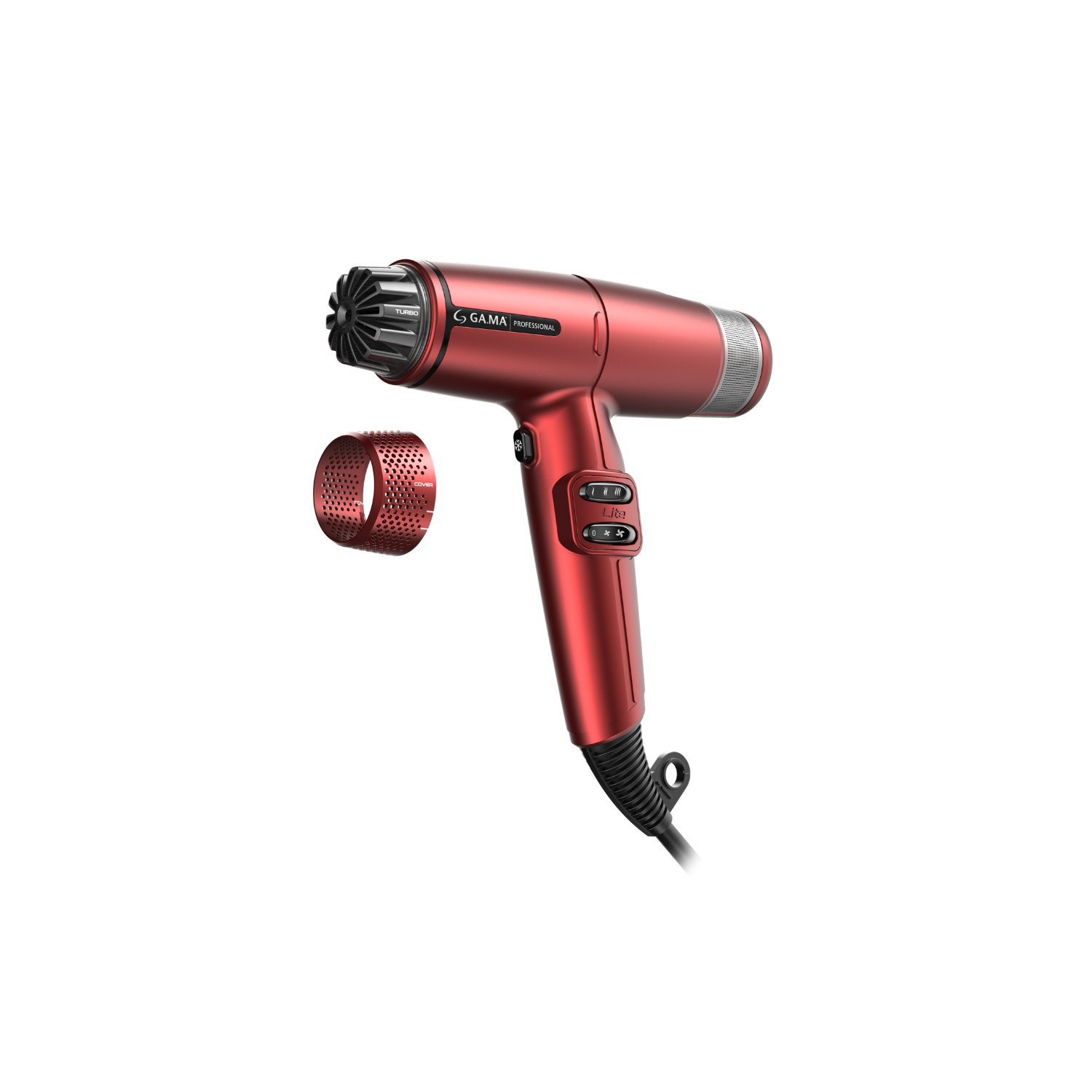 GAMA Italy iQ Perfetto LiteMax Hybrid Hairdryer Red Best Buy