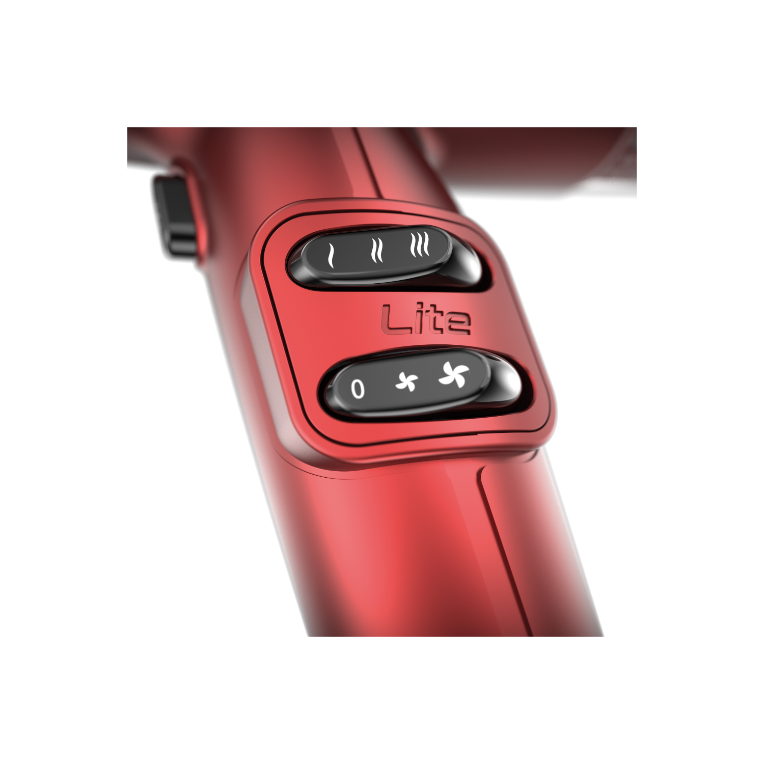 Sèche-cheveux hybride iQ Perfetto LiteMax de GAMA Italy - Rouge