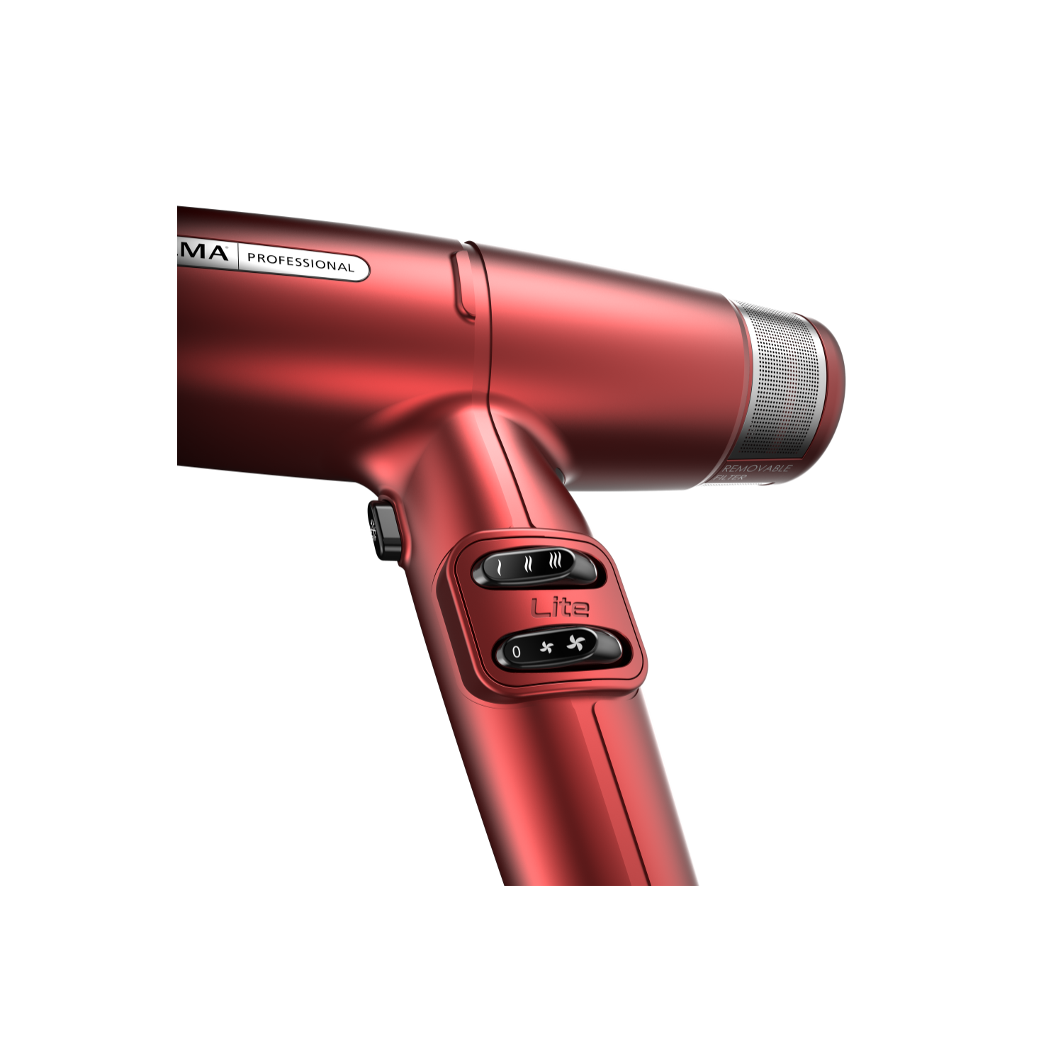 Sèche-cheveux hybride iQ Perfetto LiteMax de GAMA Italy - Rouge