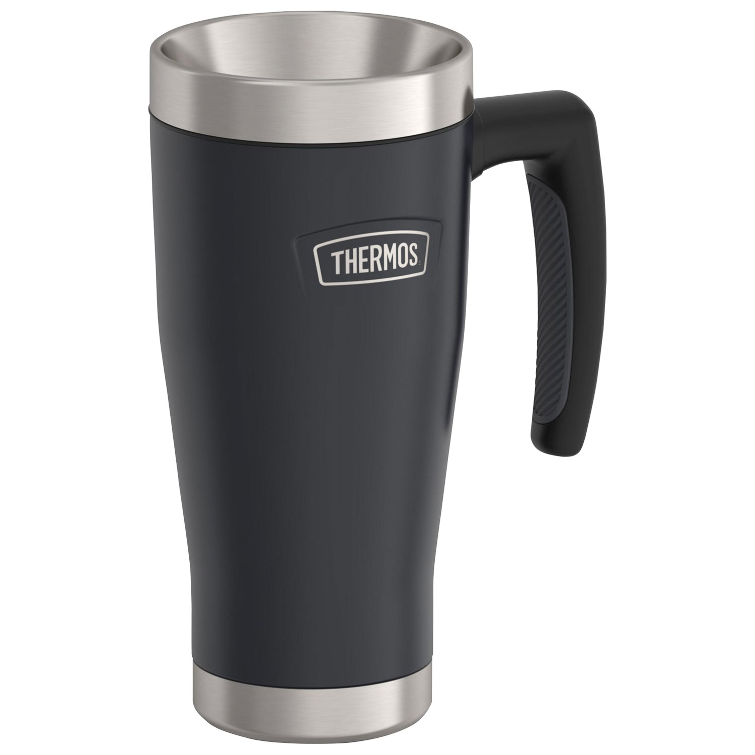 Tasse de voyage en acier inoxydable de 470 ml de Thermos - Noir