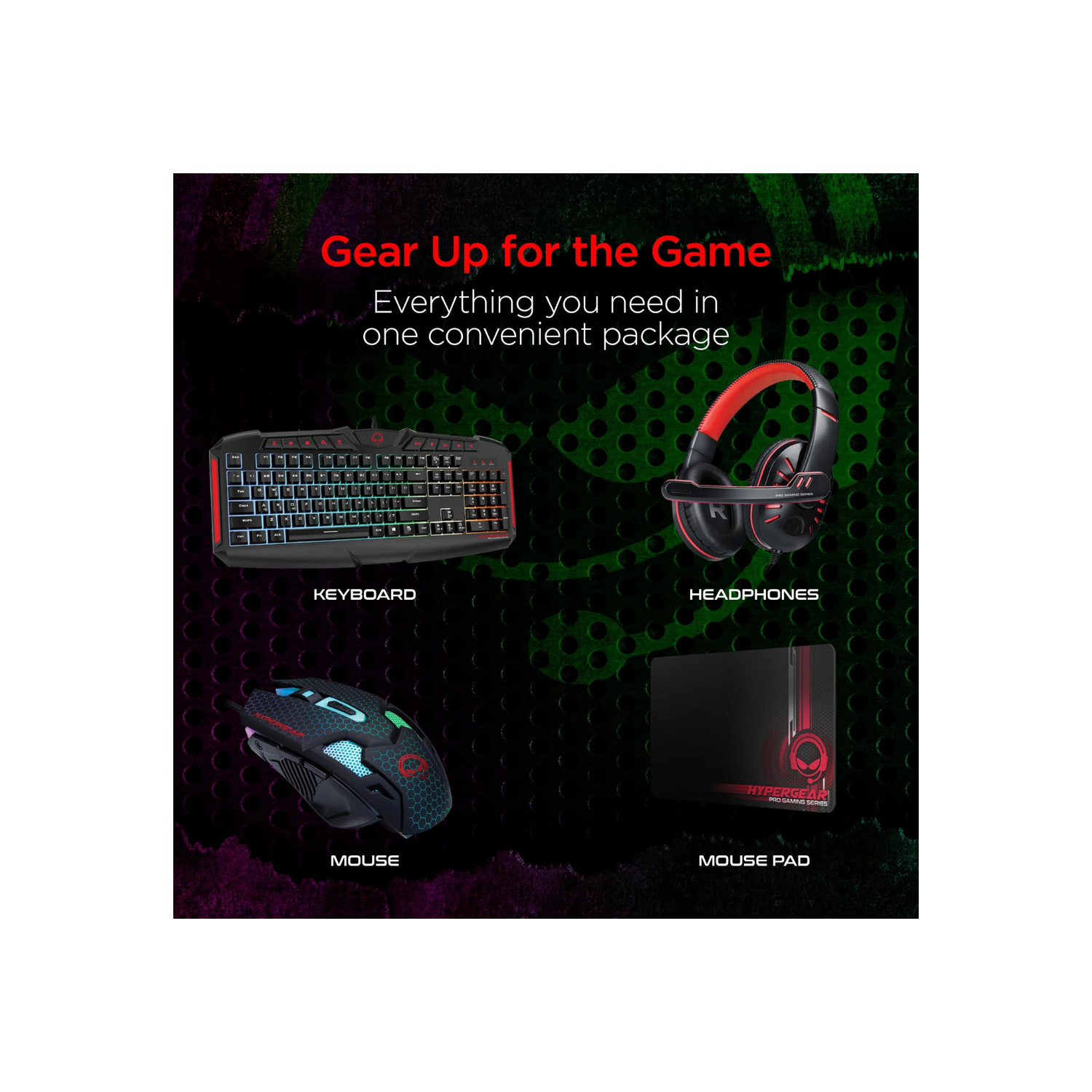 HyperGear Pro Gaming Series 4-in-1 Gaming Kit | Brand New