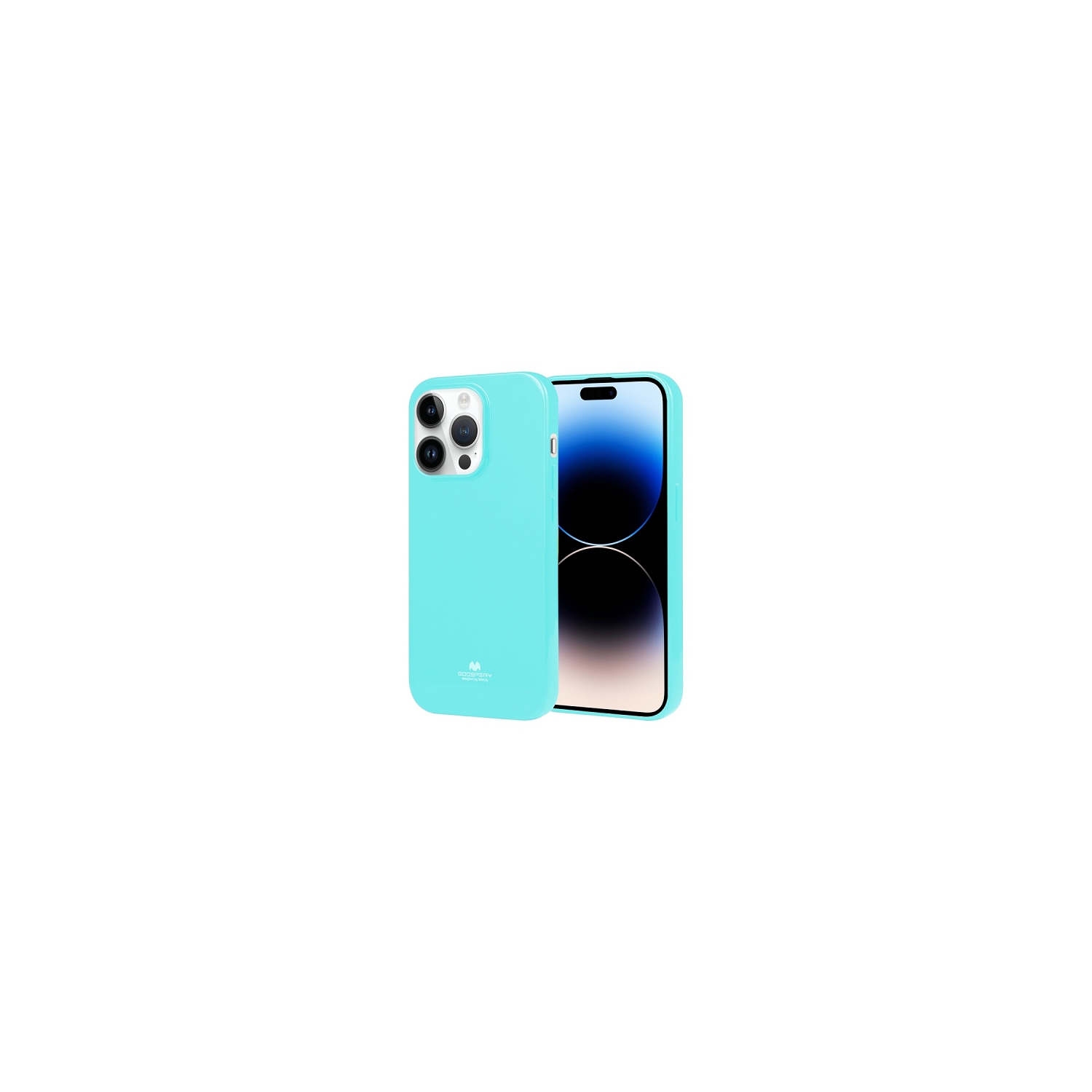TopSave Goospery Pearl Jelly Gel TPU Case For iPhone 15 Pro Max(6.7"), Teal