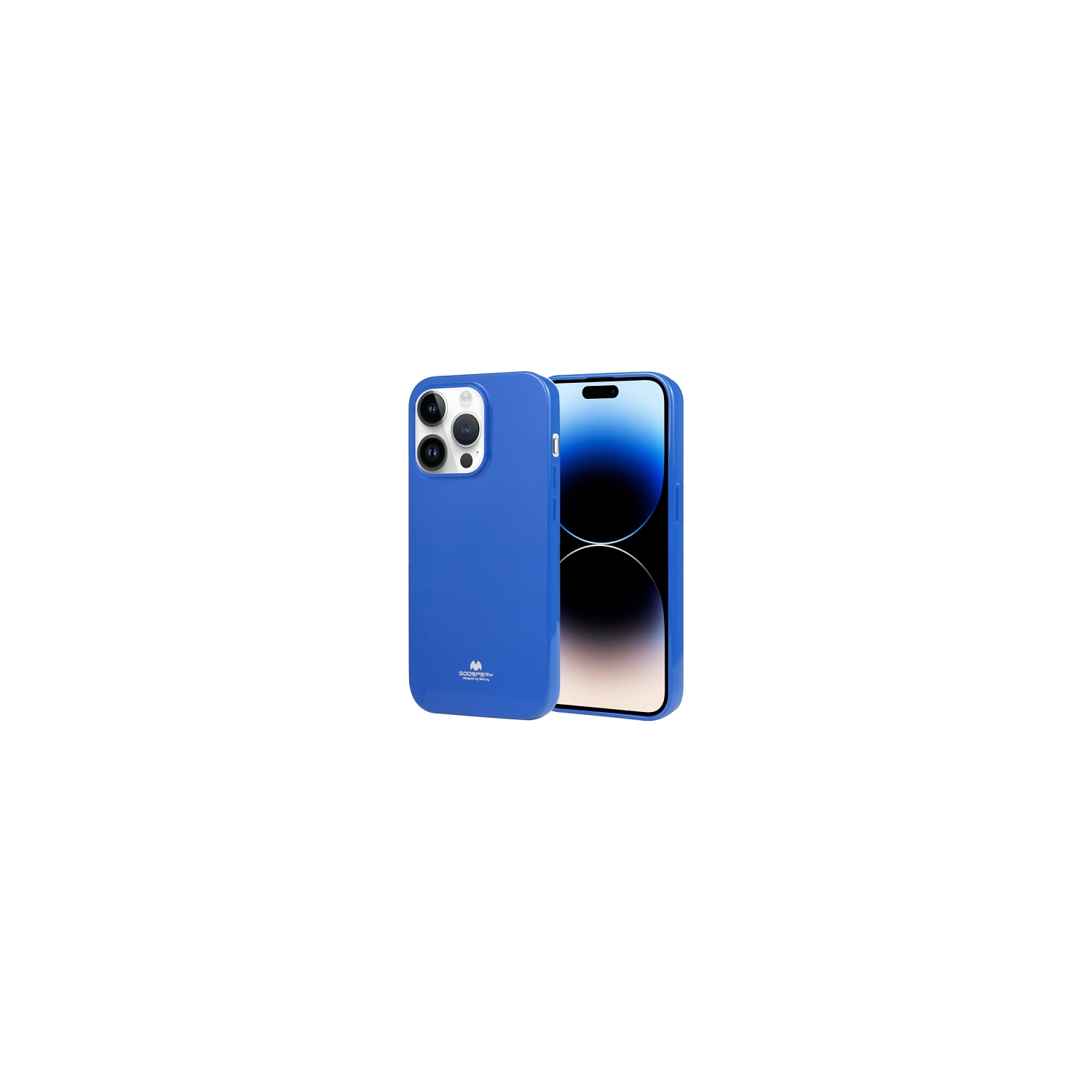 TopSave Goospery Pearl Jelly Gel TPU Case For iPhone 15 Pro Max(6.7"), Blue