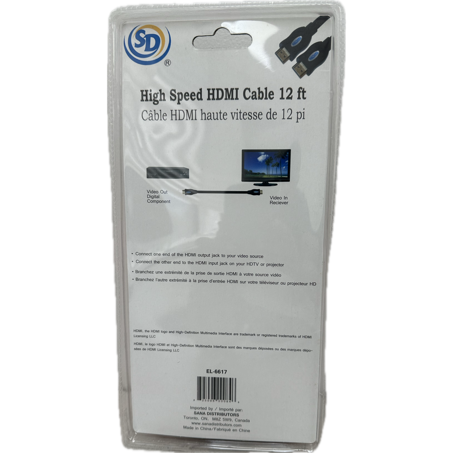 SD HDMI Cable