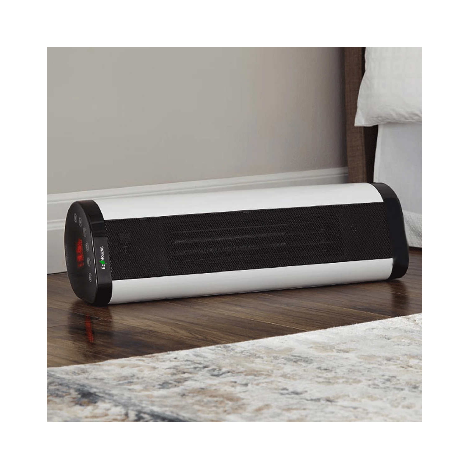 Chaufferette verticale à deux modes en céramique ECOHOUZNG avec options de positionnement vertical et horizontal