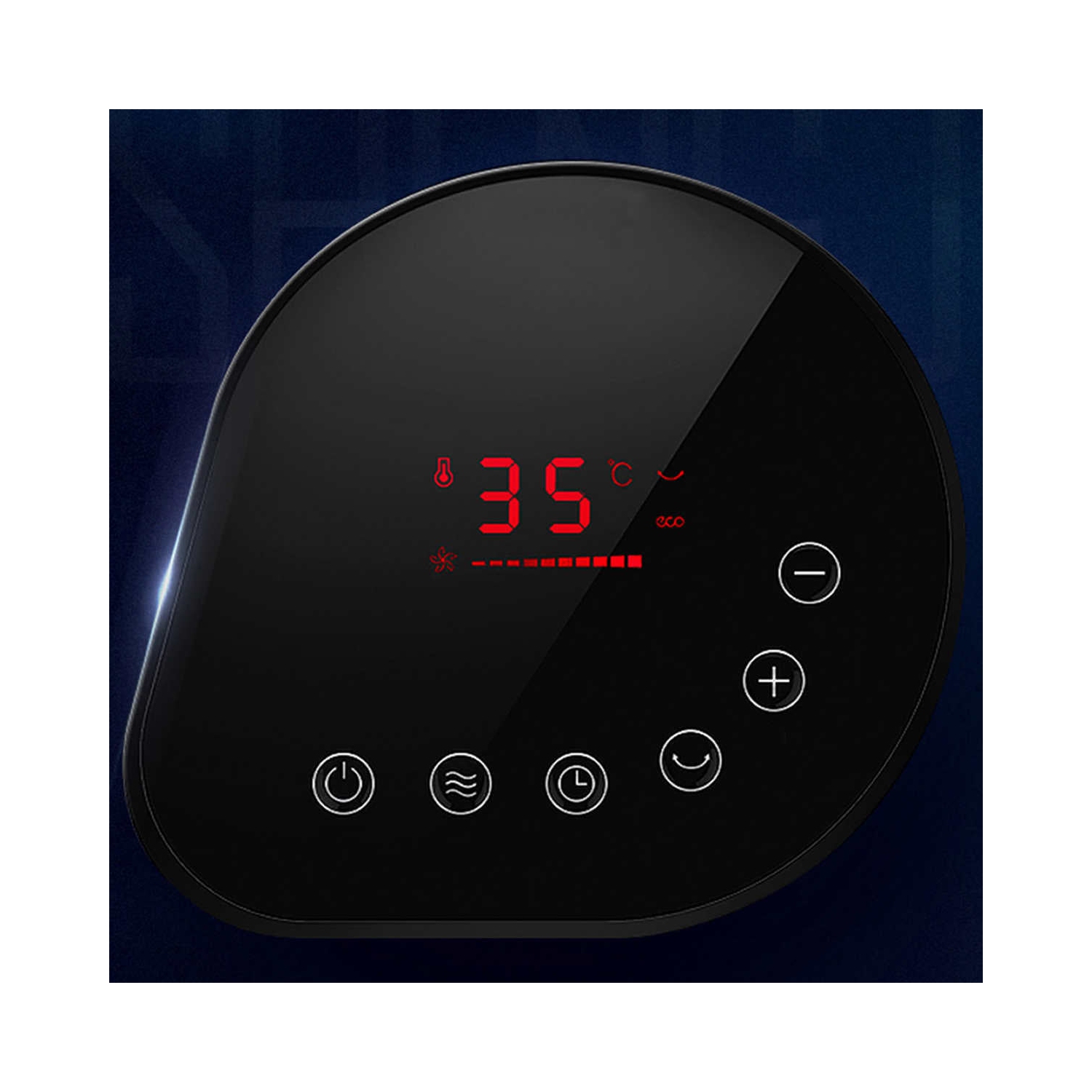 Chaufferette verticale à deux modes en céramique ECOHOUZNG avec options de positionnement vertical et horizontal