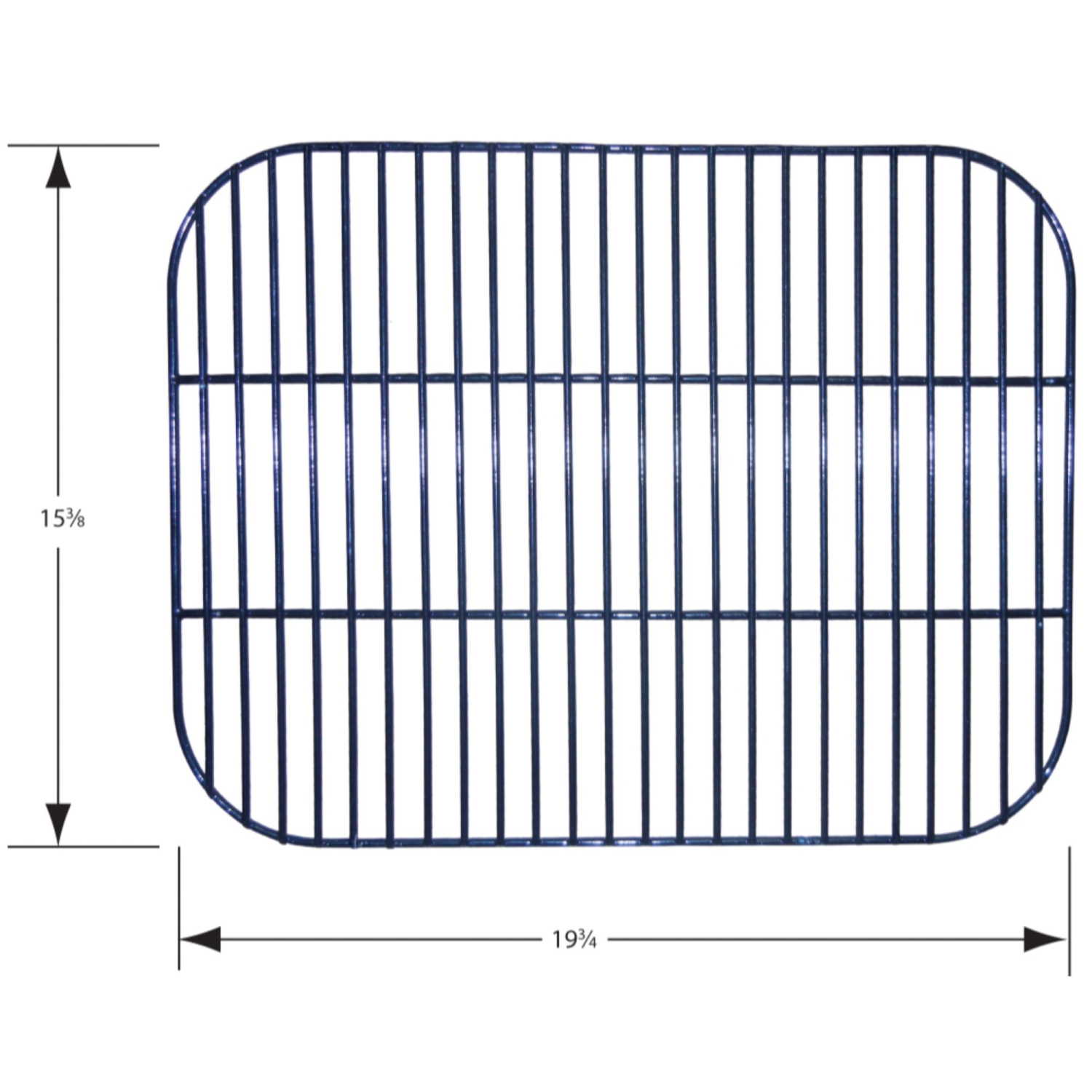 Grille de cuisson en fil métallique de 19,75 po pour barbecues au gaz Brinkmann et Backyard
