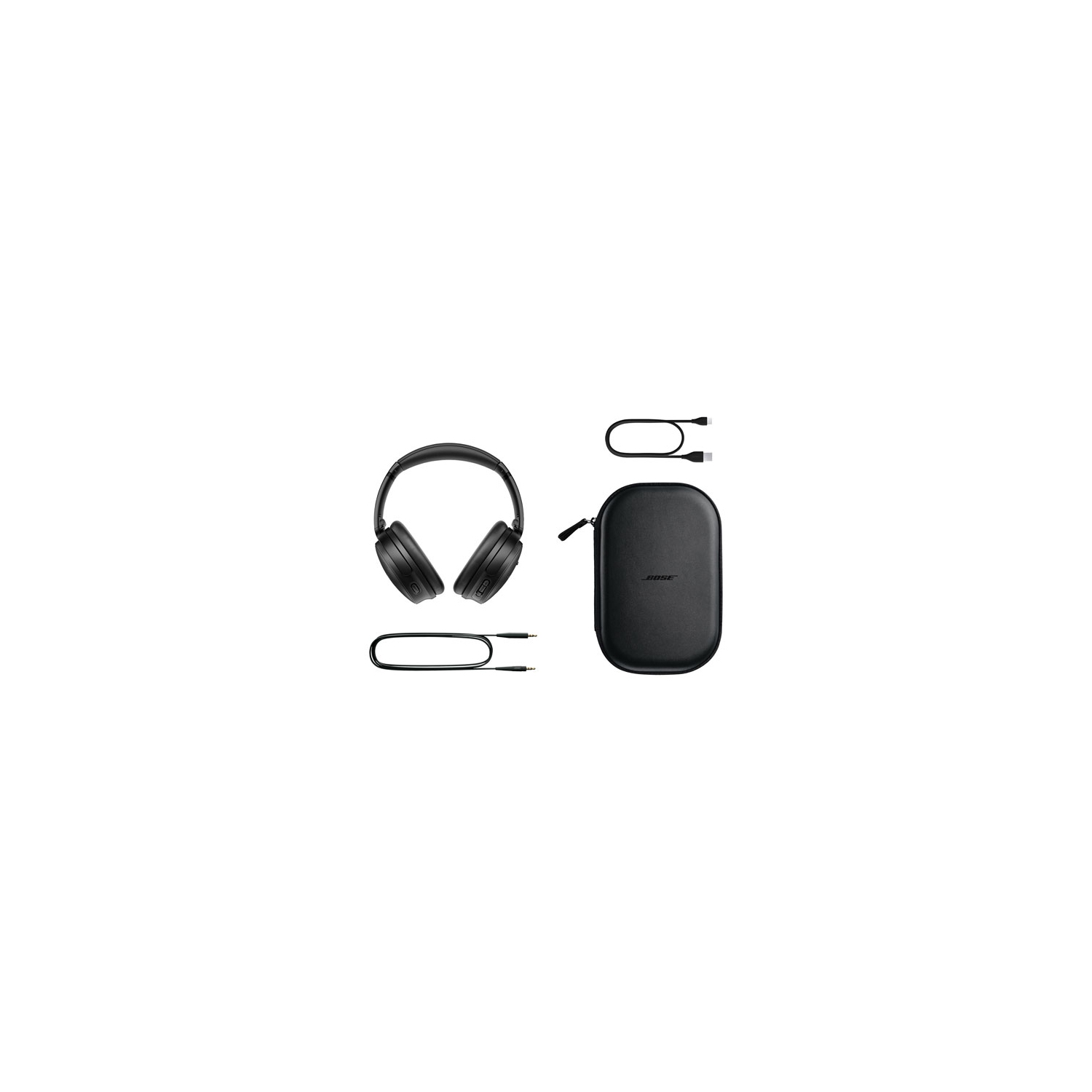 Nouveau – Casque d'écoute Bluetooth à suppression du bruit QuietComfort 45 de Bose – Noir triple