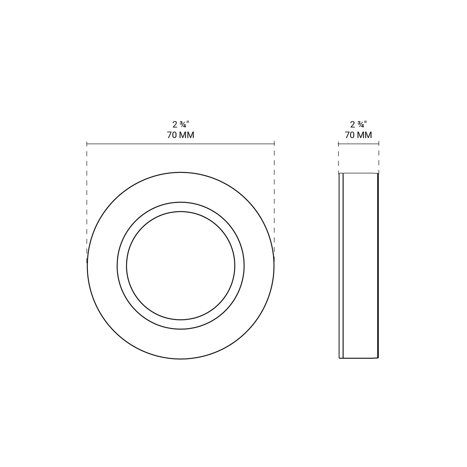 BAZZ 3 Pack LED Under Cabinet Puck Lights, 360 Lumens, 6W, 3000K Soft White, Black Finish, U00063BK