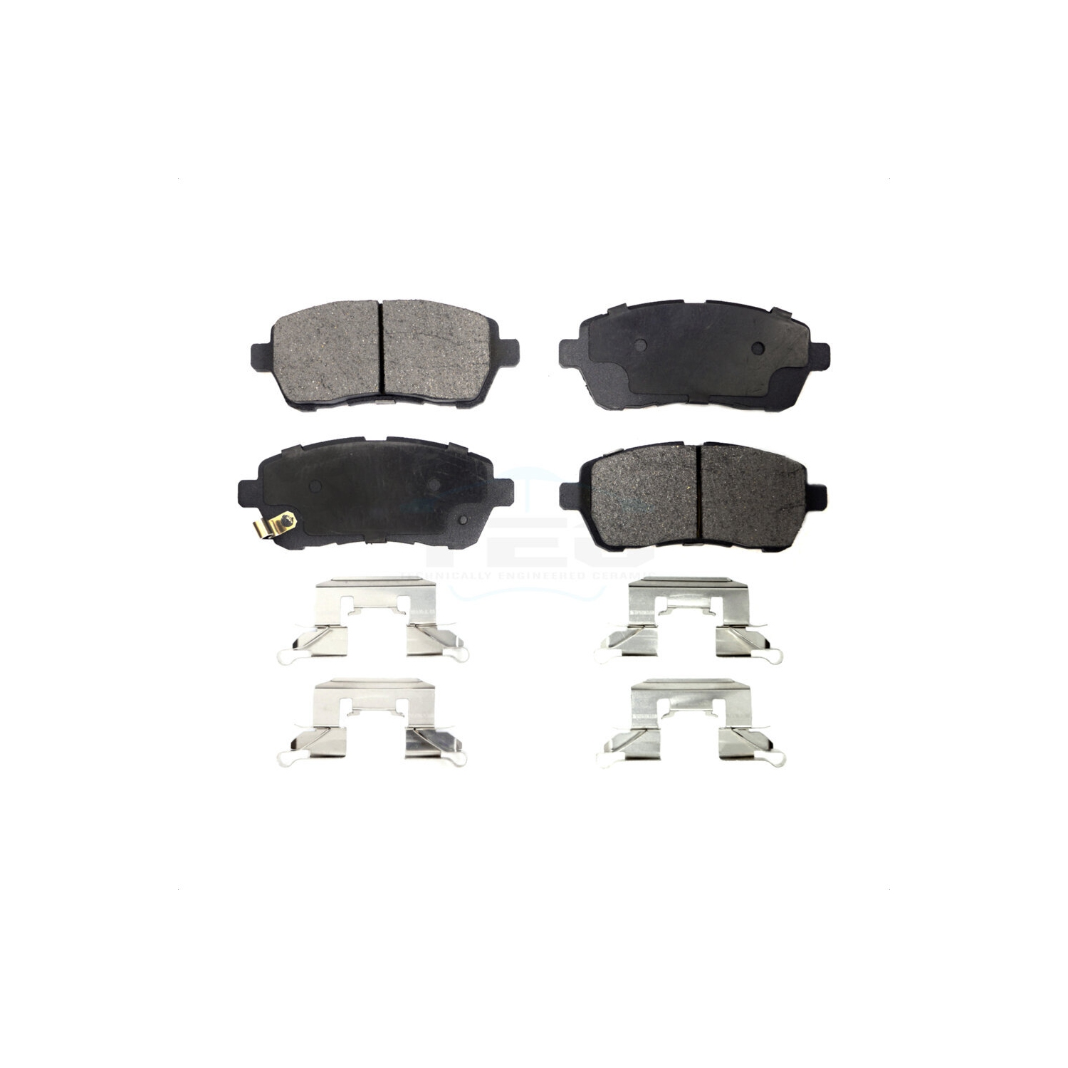 Front Ceramic Disc Brake Pads TEC-1454 For Ford Fiesta