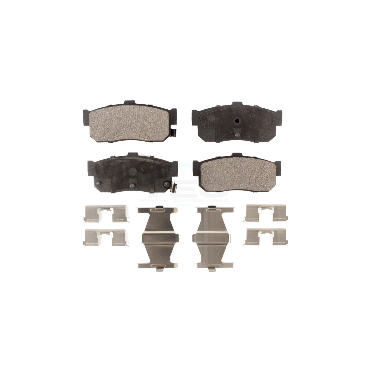 Rear Ceramic Brake Pads With Hardware Kit For Nissan Altima Infiniti G20 I30 Maxima Sentra