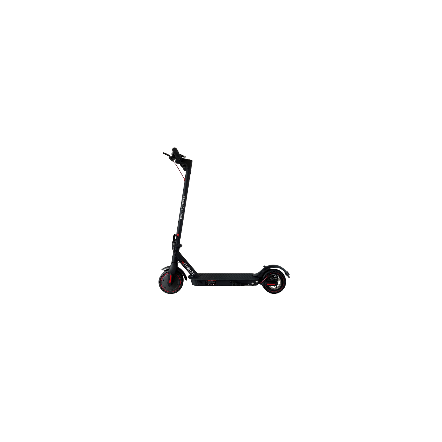 Gyrocopters Flash 3.0 Portable Electric Scooter With Dual Shocks | 28Km Range | 25 km/h Top Speed |350 W Motor | 8.5" Burst Proof tires Escooter for Adult