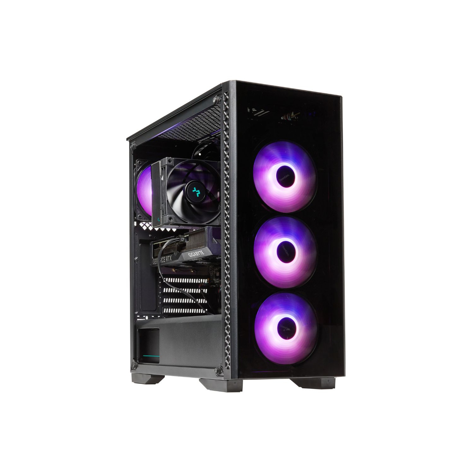 TECHNOID Budget Gaming PC (AMD Ryzen 5 5600G - RTX 4060 - 32 GB RAM - 1TB SSD - Windows 11 - Wifi - Keyboard Mouse)