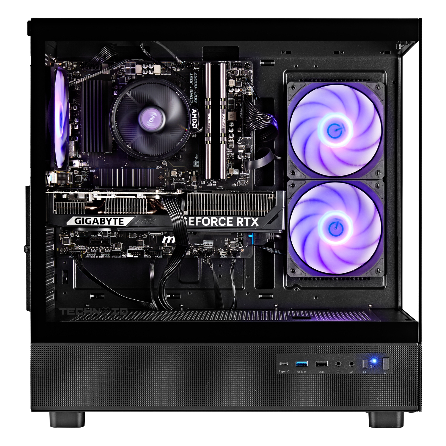 TECHNOID Budget Gaming PC (AMD Ryzen 5 9600X - RTX 5060 TI