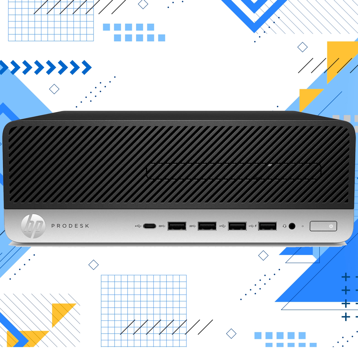 Refurbished - Best Performance Desktop PC HP ProDesk 600 G3 SFF (Intel Core i5 Processor/ 512GB SSD/ 8GB DDR4 RAM/ Windows 10 Pro) Wireless Keyboard