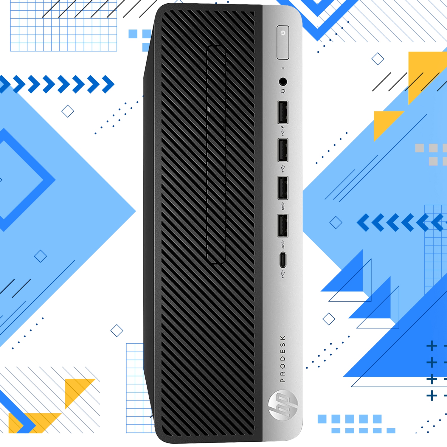 Refurbished - Professional Desktop PC HP ProDesk 600 G3 SFF Home/Office Computer (Intel Core i7 Processor| 512GB SSD| 16GB DDR4 RAM| Win 10 Pro|