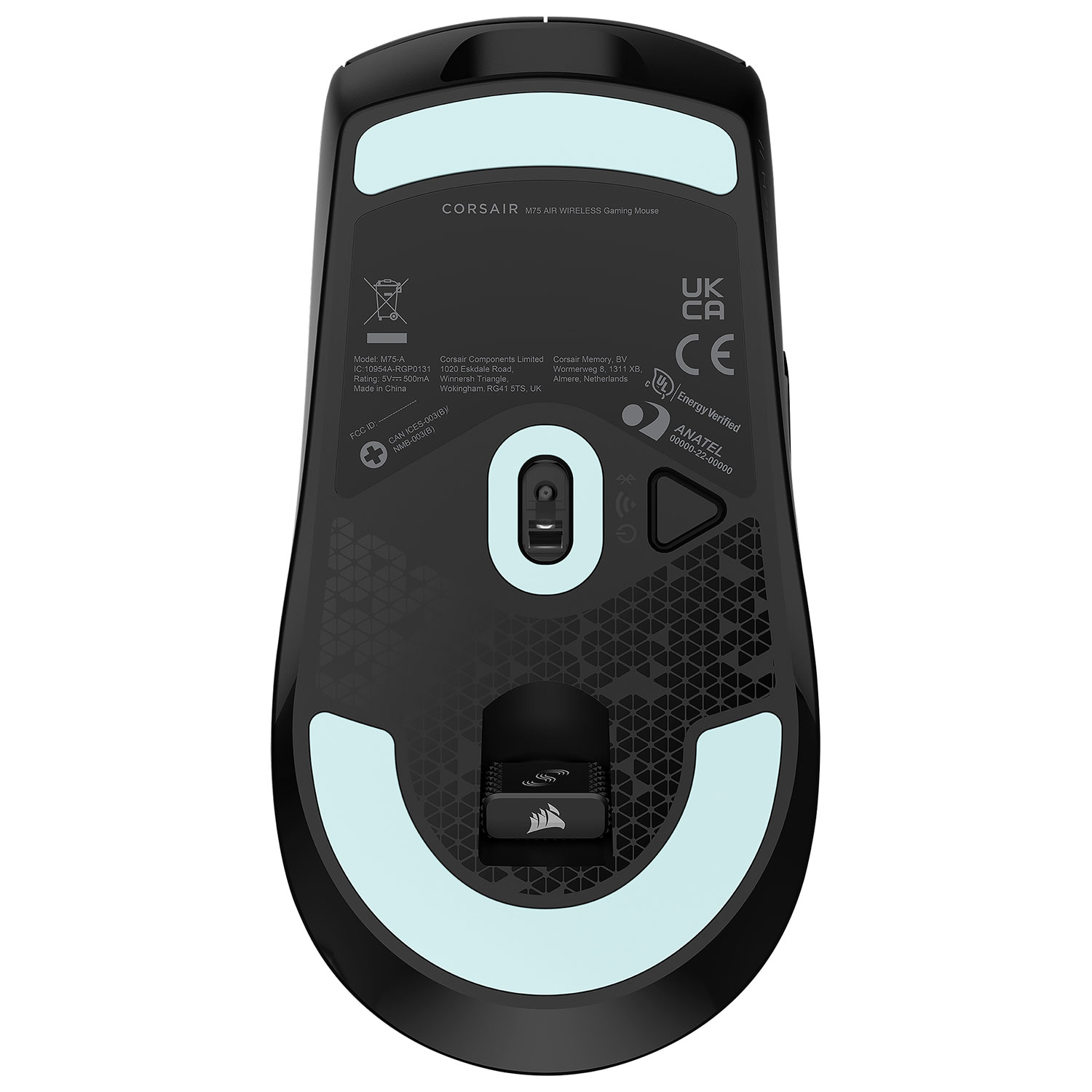 Souris de jeu optique Bluetooth de 26 000 ppp M75 AIR de Corsair - Noir