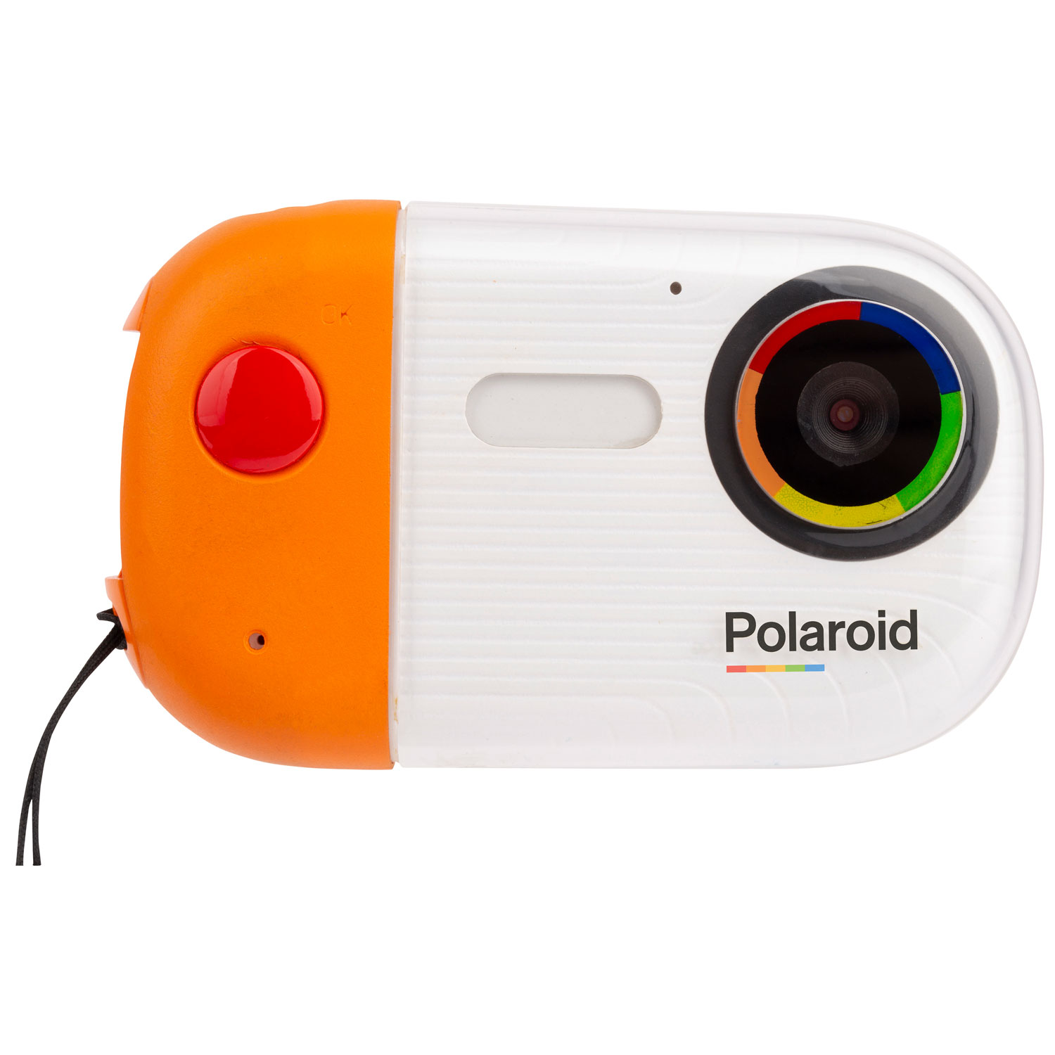 Appareil photo étanche de 18 Mpx IE50 de Polaroid - Blanc/Orange - Exclusivité de Best Buy