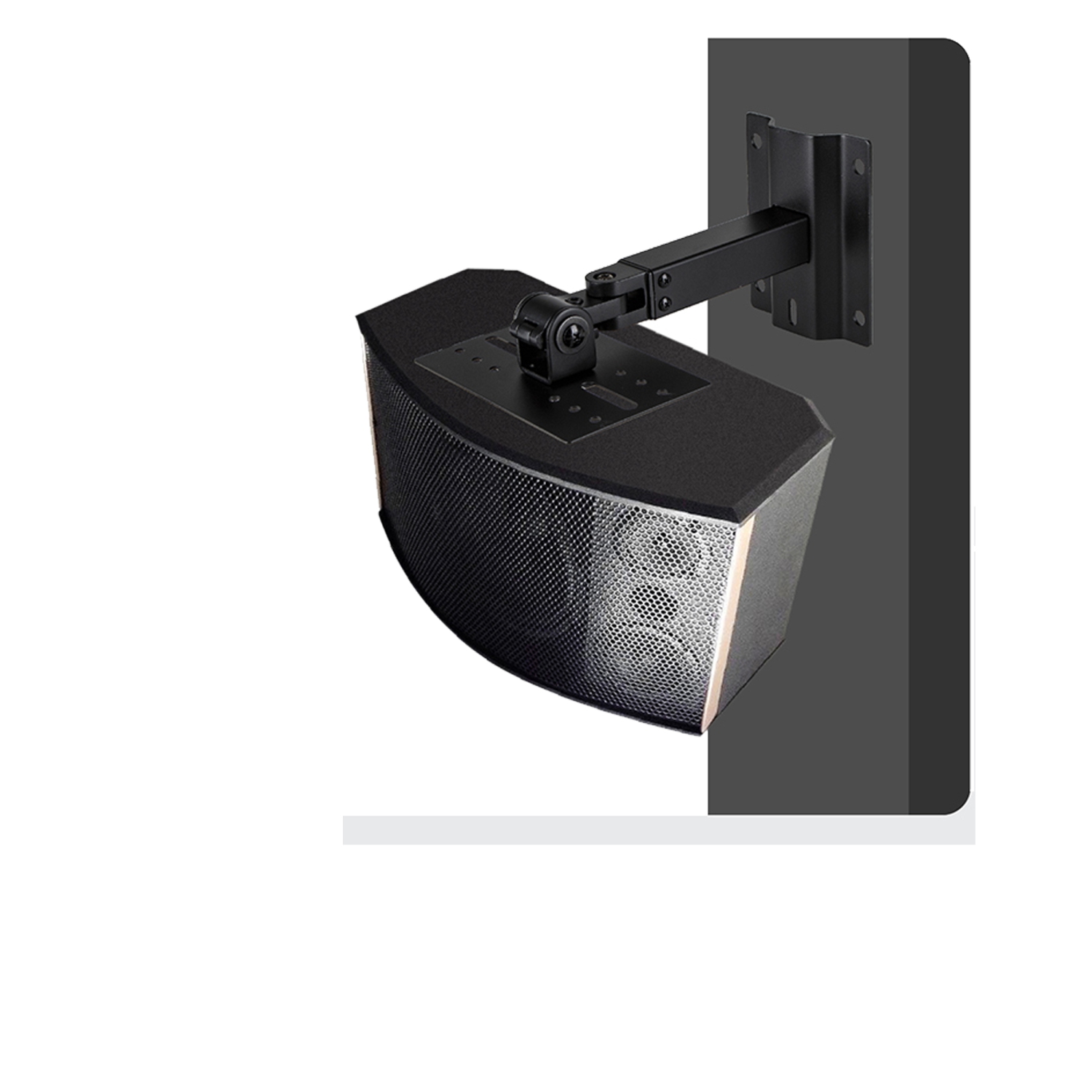 NEW BMB DAR-200HD 4K HDMI ARC Optical Bluetooth Karaoke Amplifier, WH-210 UHF Wireless Microphones, CSJ-08 08" Karaoke Speakers, and Wall Mounts