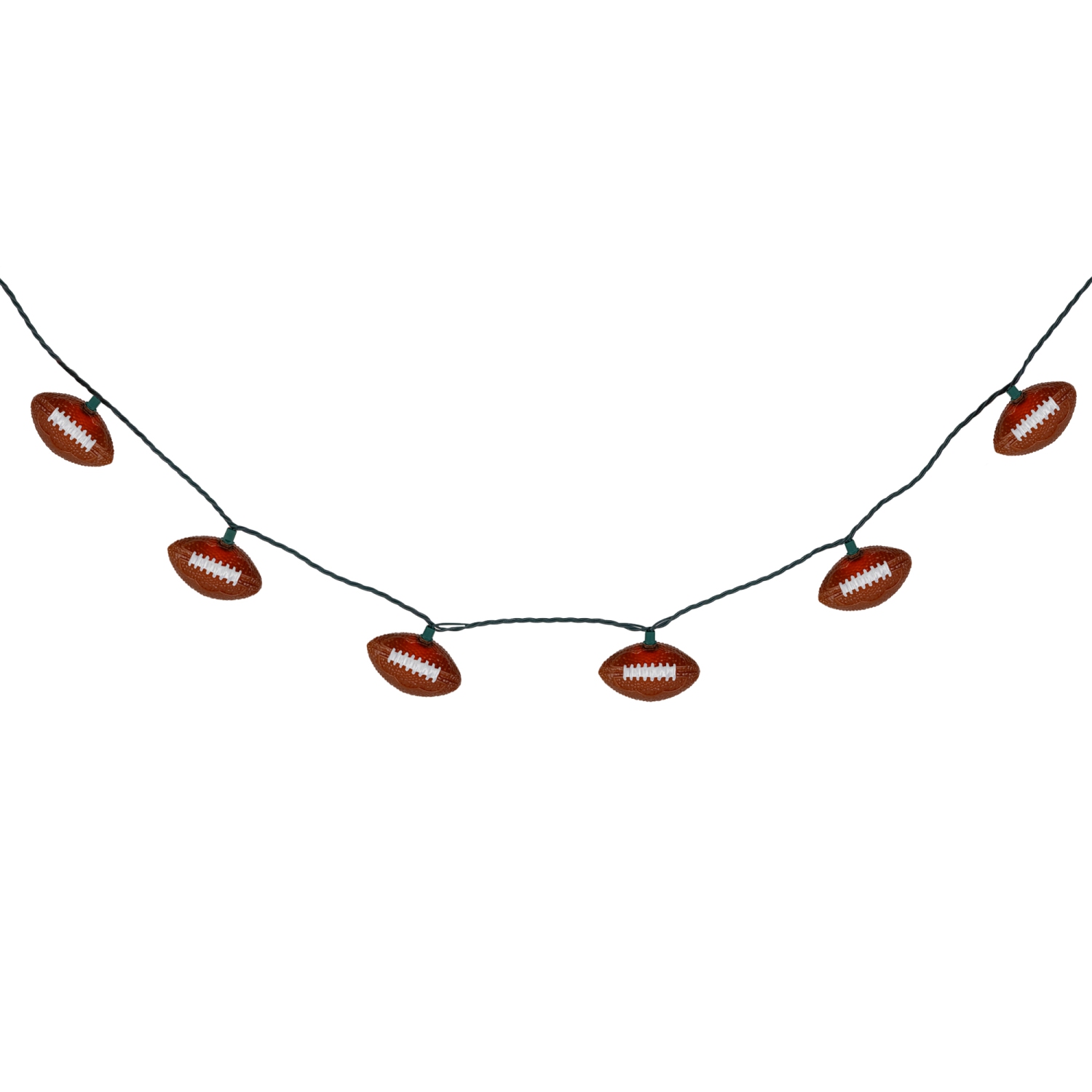 Ensemble d'éclairage extérieur pour patio football - 6 pi - fil vert - 10ct