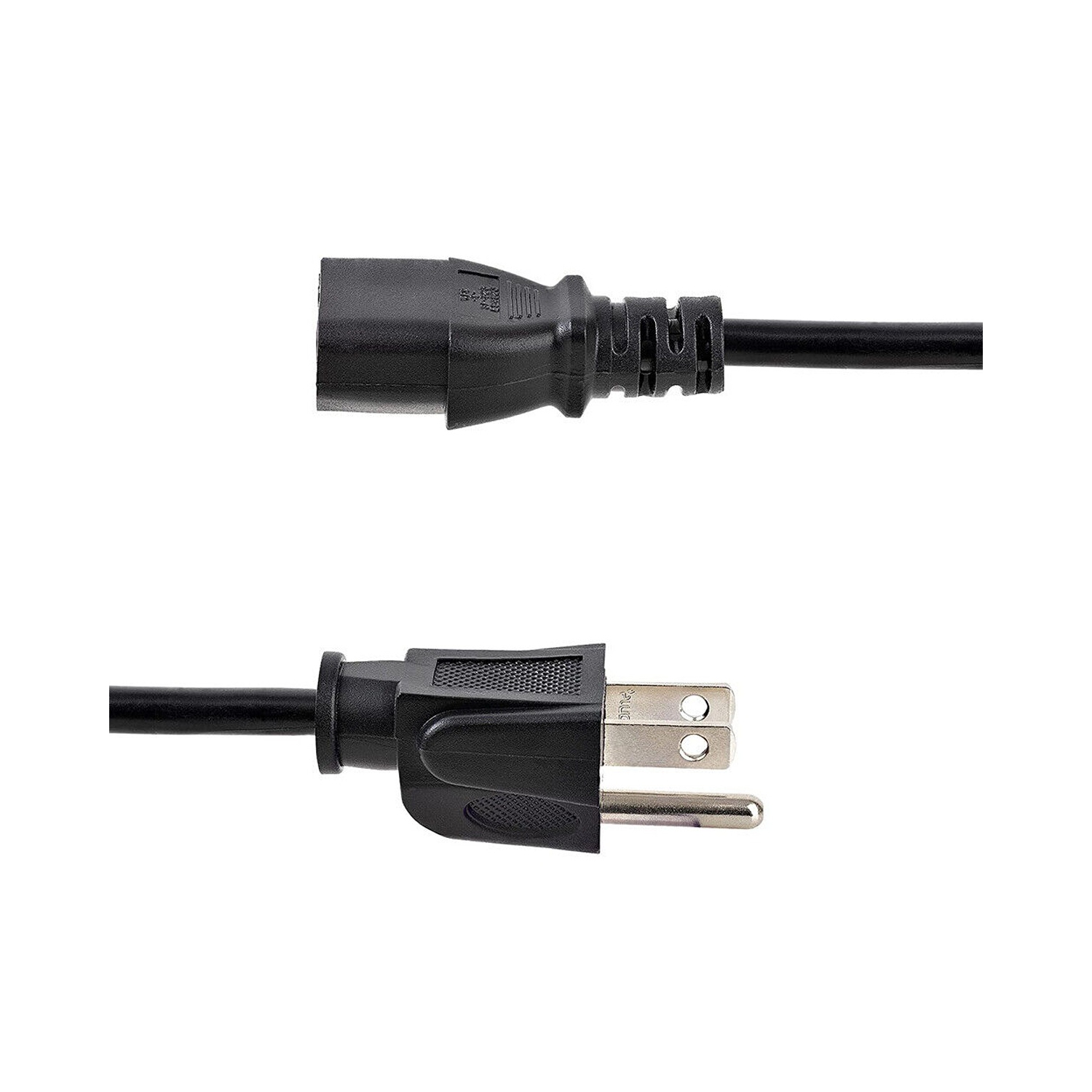 Câble d'alimentation universel à 3 fentes de 18 AWG certifié UL de Rypomac Industries - Noir