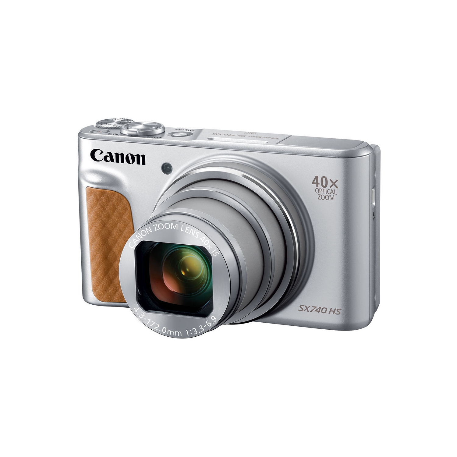 Canon PowerShot SX740 HS Digital Camera 2956C001 - 7PC Accessory Bundle