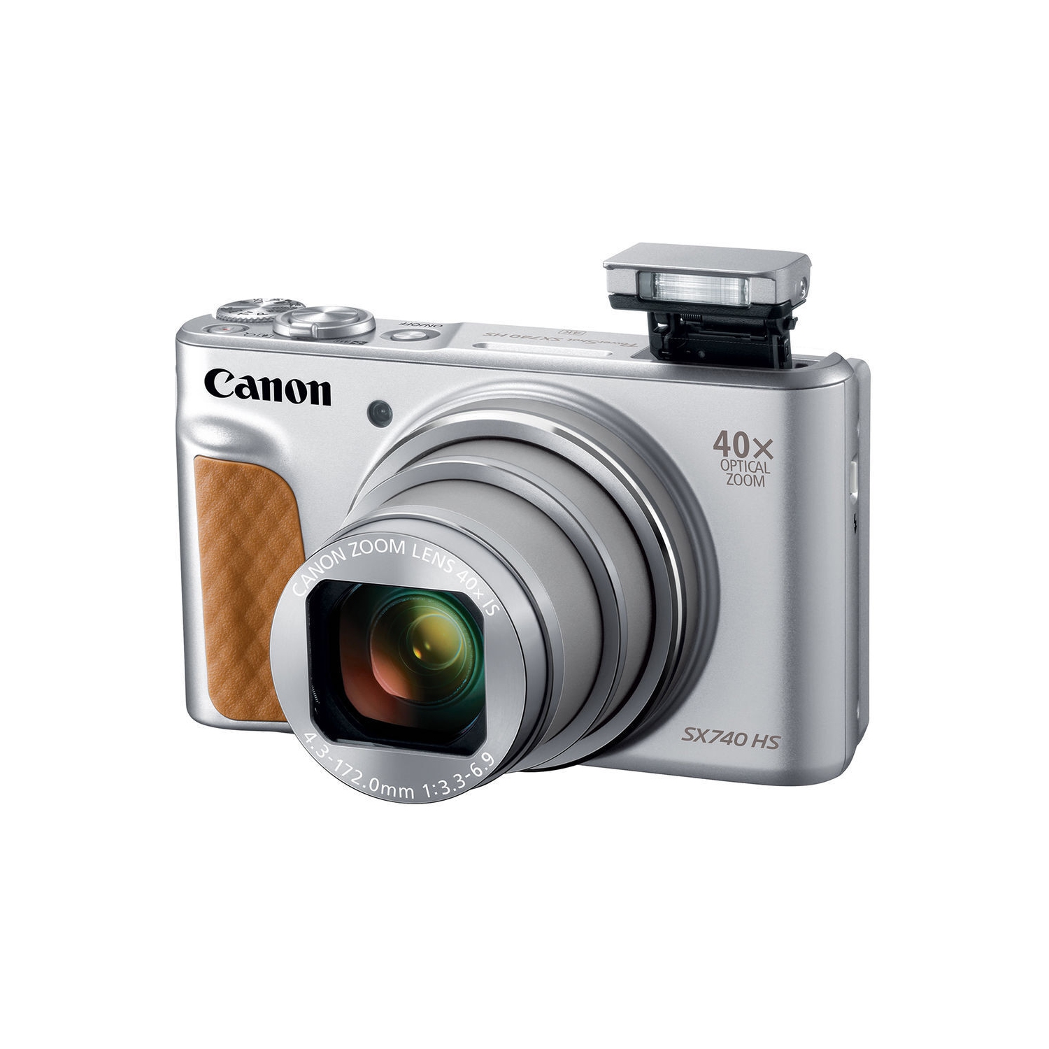 Canon PowerShot SX740 HS Digital Camera 2956C001 - 7PC Accessory Bundle