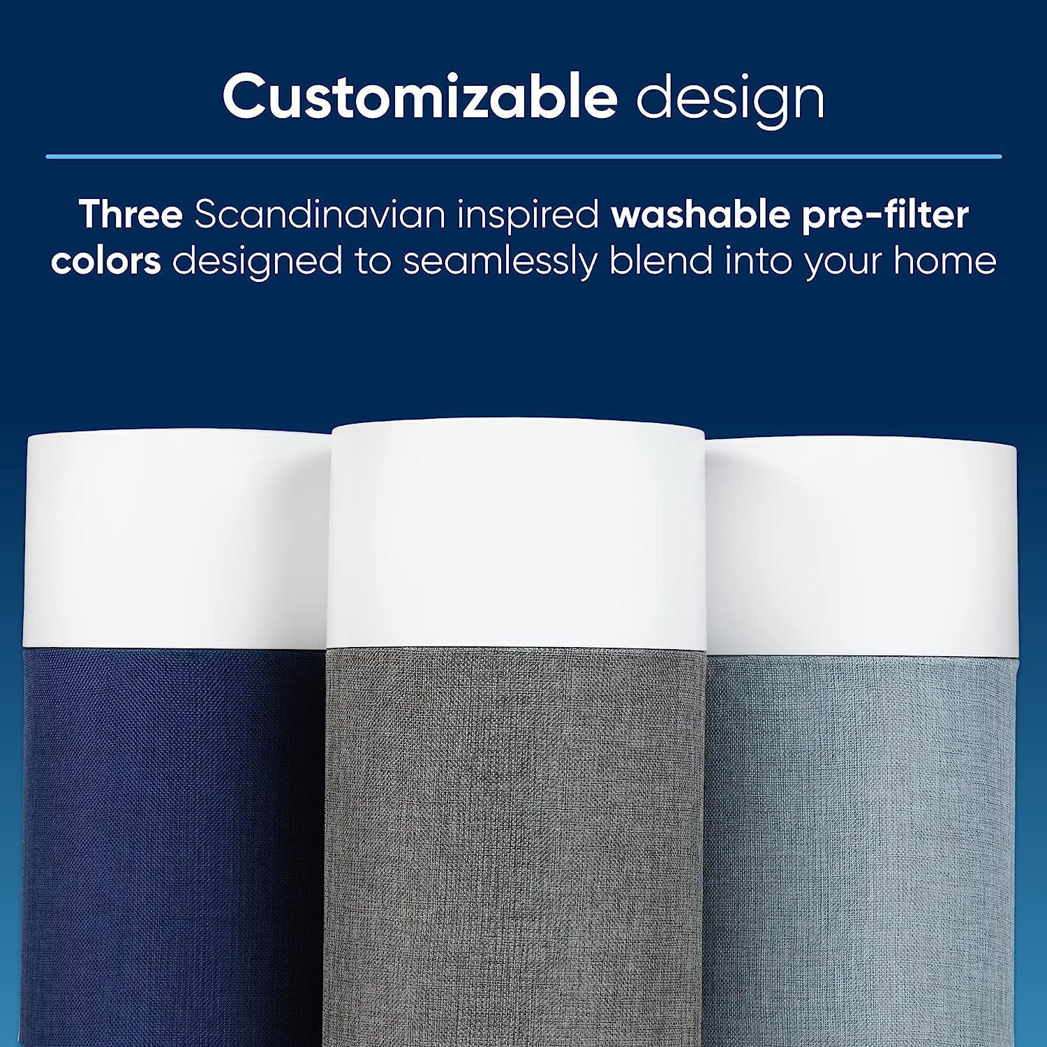 BLUEAIR Air Purifiers for Bedroom, HEPASilent Small Room Air Purifiers for Home, Pets Allergies Air Cleaner, Virus Air Purifier for Dust, Baby Air