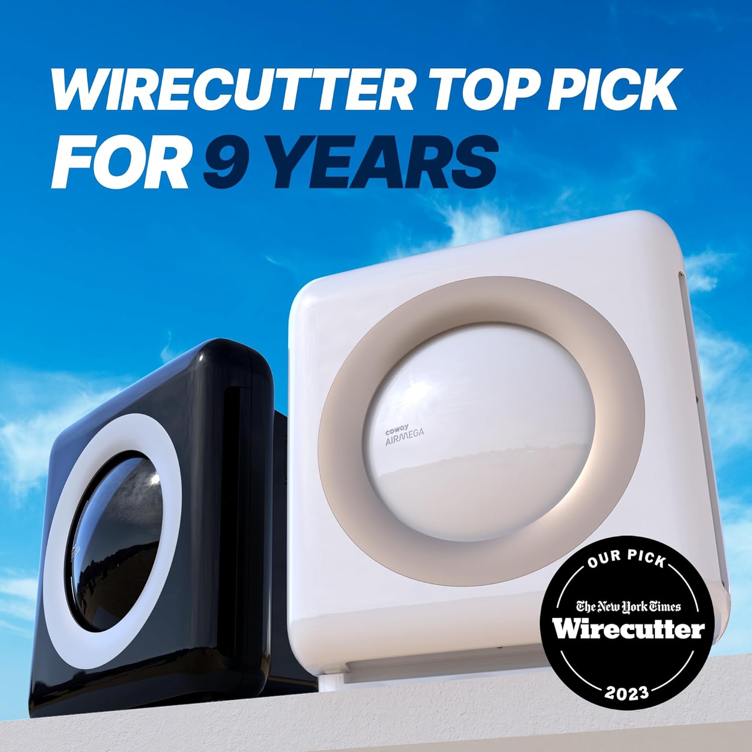 Purificateur d'air True HEPA AirMega AP-1512HH de Coway avec surveillance de la qualité de l'air, mode automatique, minuterie, indicateur de filtre,