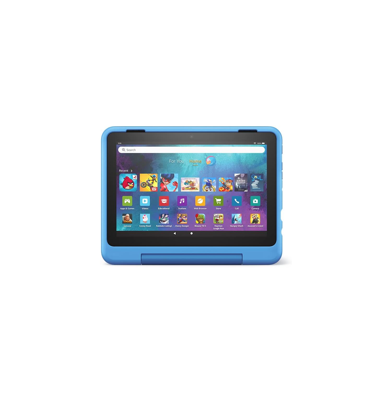 Amazon Fire HD 8 Kids Pro (2022) 8" 32GB FireOS Tablet with Case - Cyber Sky - OPEN BOX
