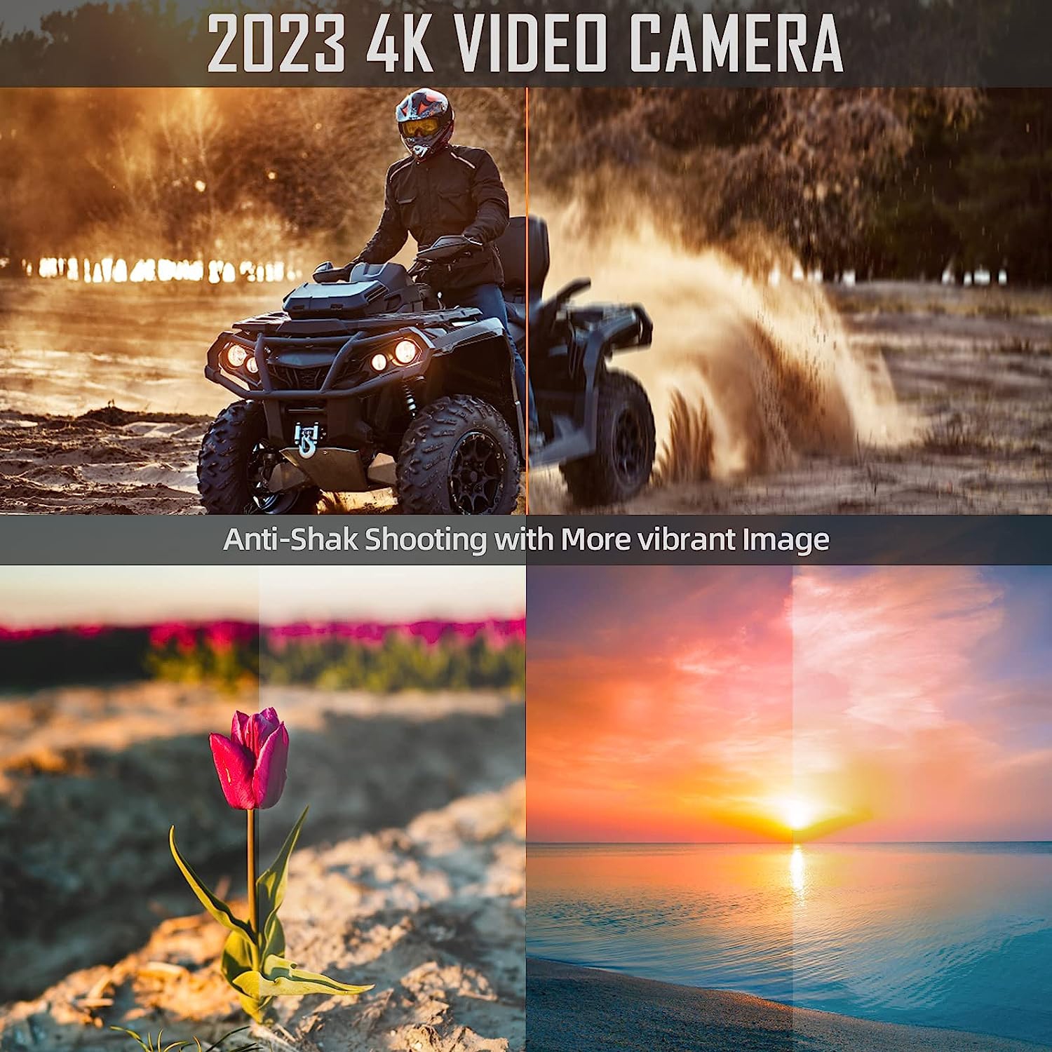 4k Digital Cameras for Photography, 48MP Video/Vlogging Camera for YouTube, Vlogger Kit, Content Creator Kit-Microphone & Remote Control Tripod Grip,