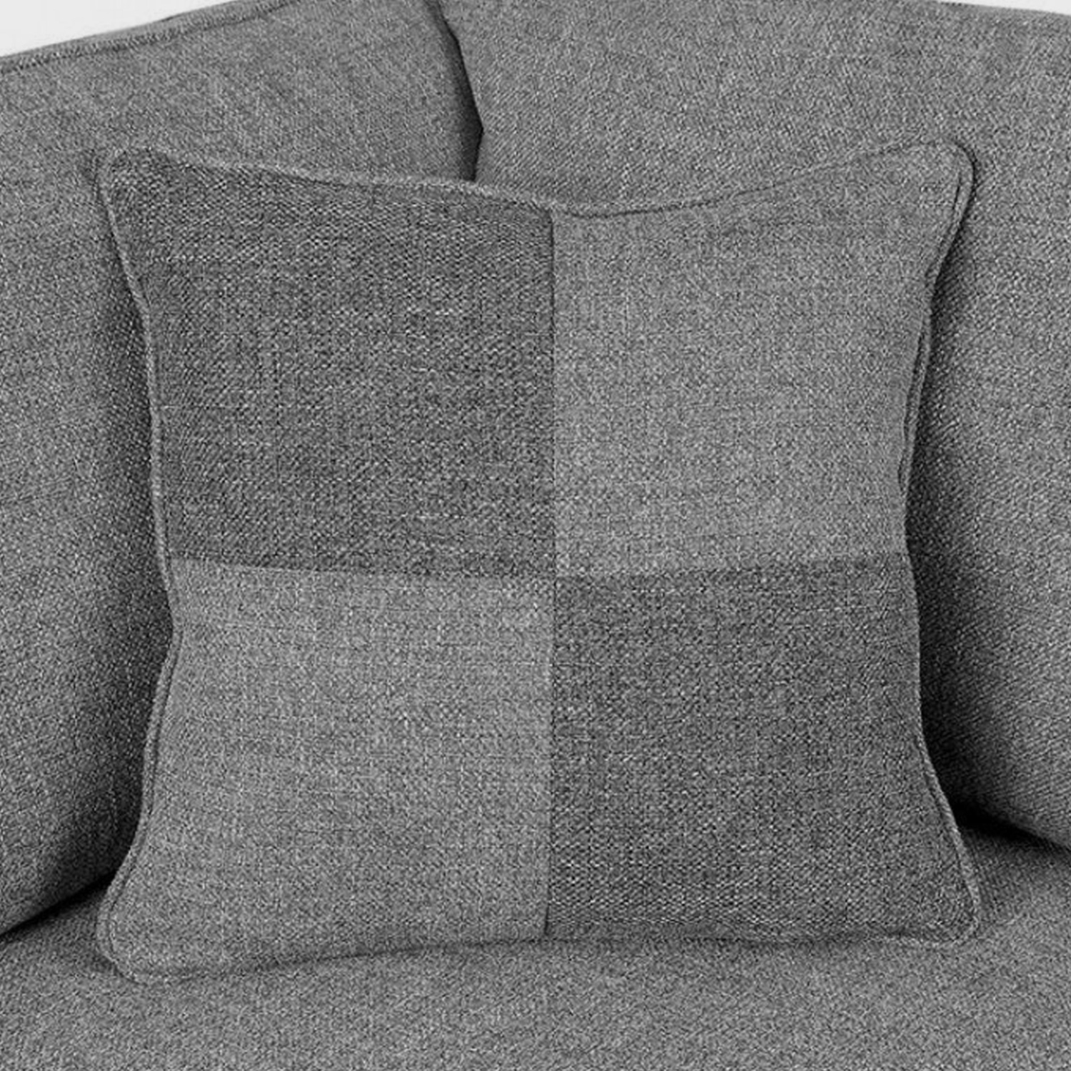 Cosmic Homes – Canapé modulaire gris avec confort et style, coussins d'appoint inclus, fauteuil mobile sans accoudoirs