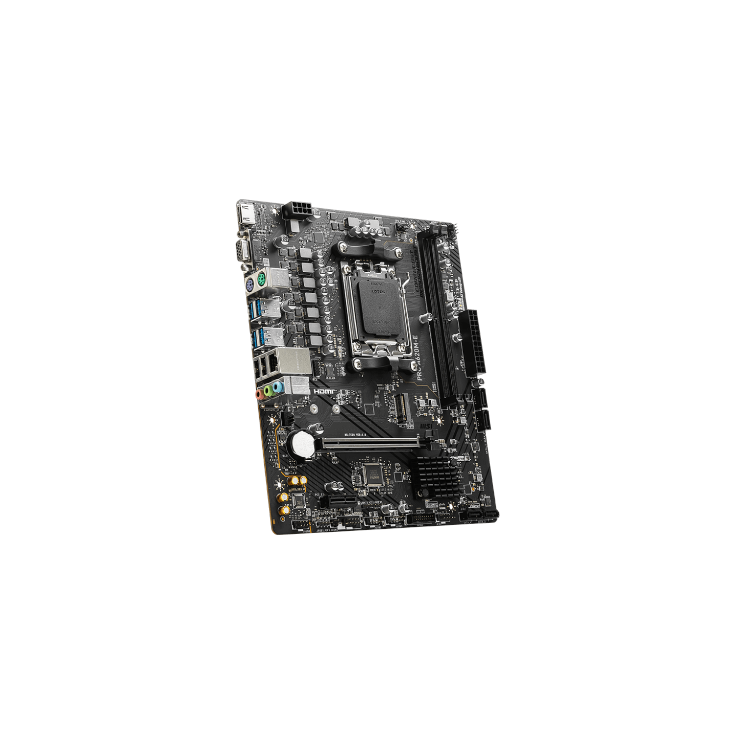 MSI PRO A620M-E MATX Motherboard ( Supports AMD Ryzen 7000 Series