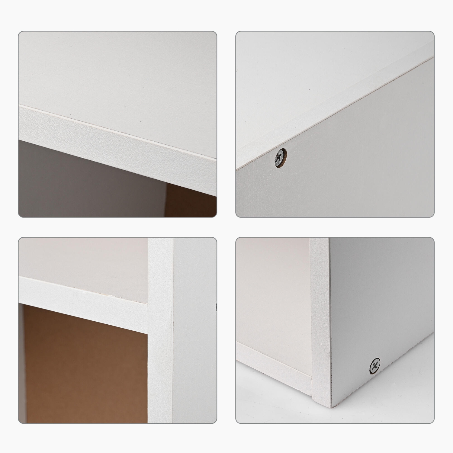 Bibliothèque à 3 tablettes ouvertes pour la maison et le bureau, rangement élégant et fonctionnel pour étagère et rangement pour livres