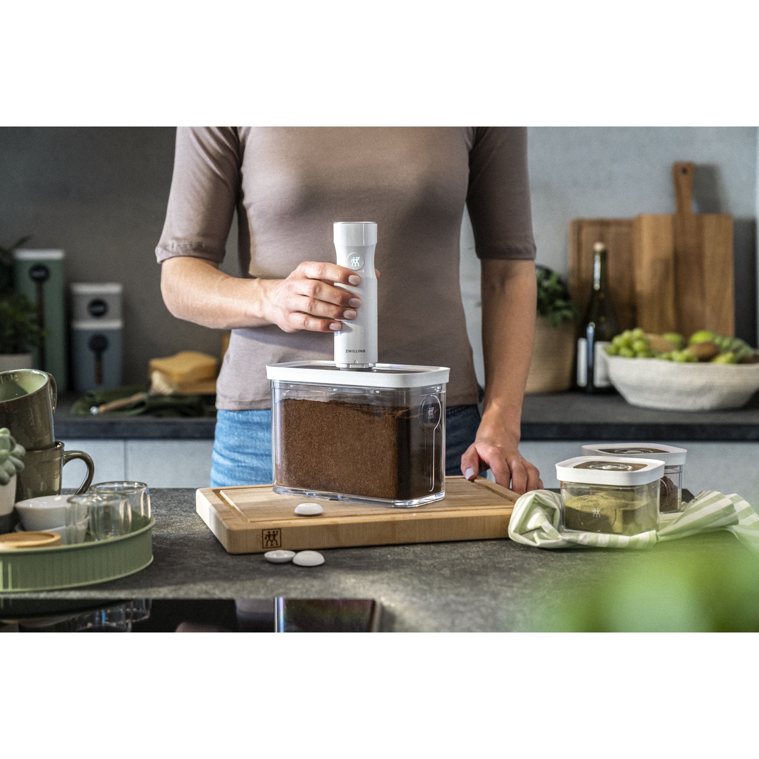 ZWILLING Fresh & Save CUBE Cube Box 2M / 21 cm, Transparent-White