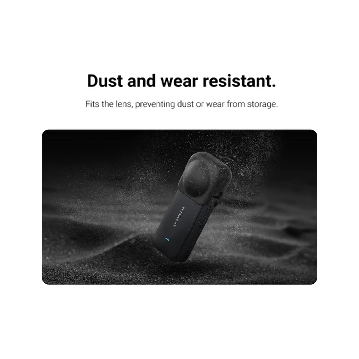 Protège-objectif pour Insta360 X3 housse de protection en silicone housse de protection contre la poussière Accessoires