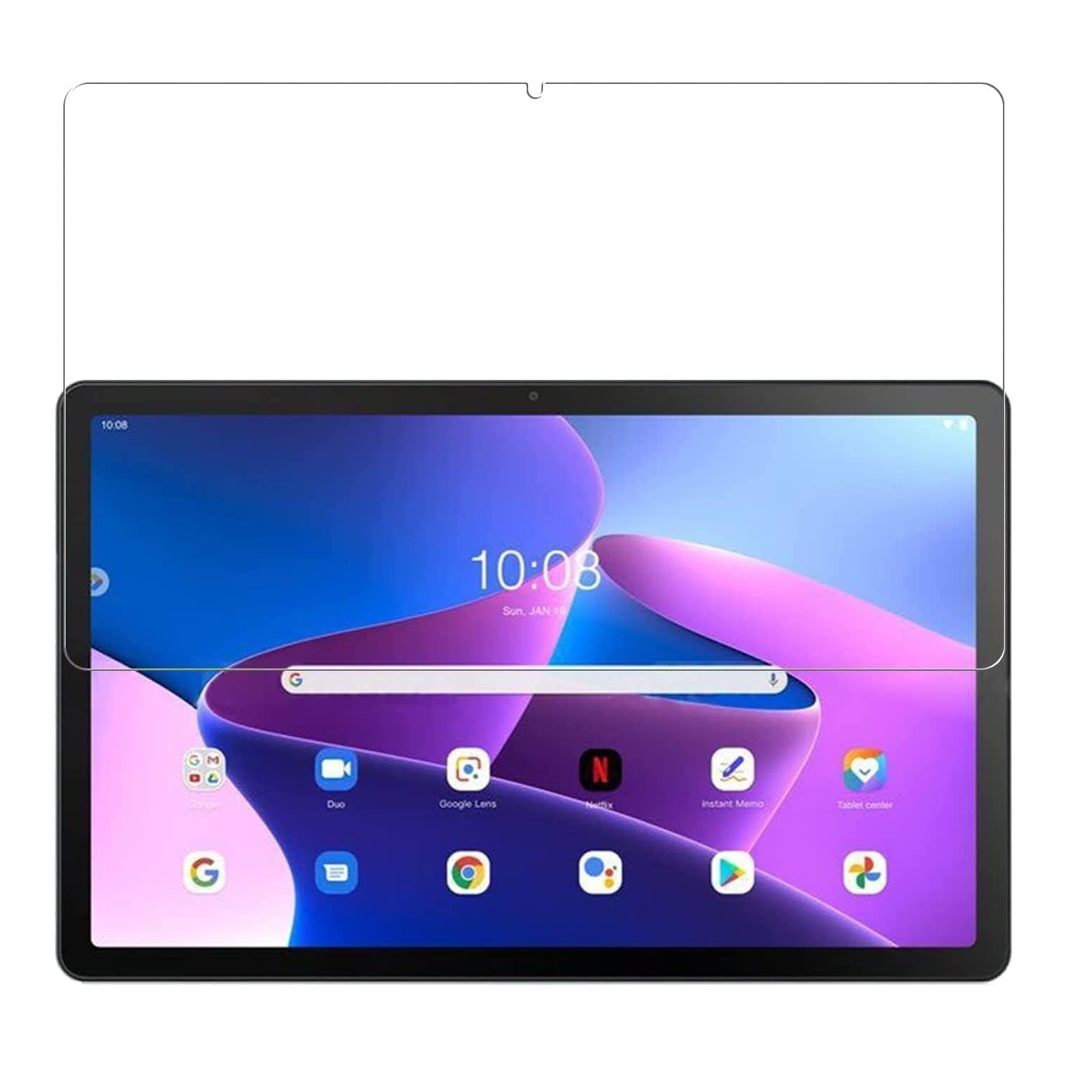 1-Pack Screen Protector for Lenovo Tab M10 Plus 3rd Gen 10.6 Inch Tablet, Tempered Glass Screen Film for Lenovo