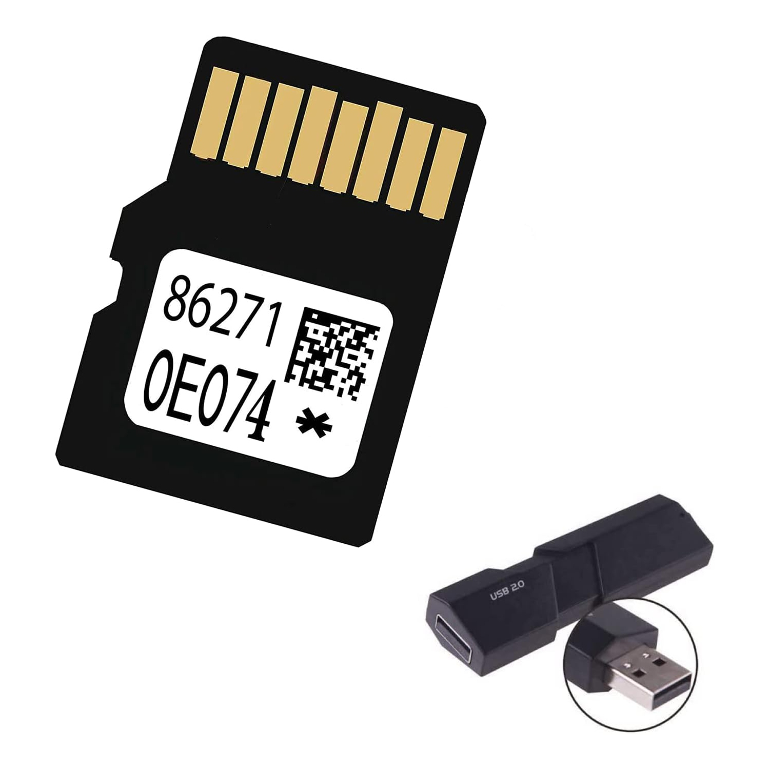 Latest Maps 8627I OEO74 Update Version 2022 Navigation SD Card Compatible with T.0.Y.0.T.A US/Canada/North America Maps