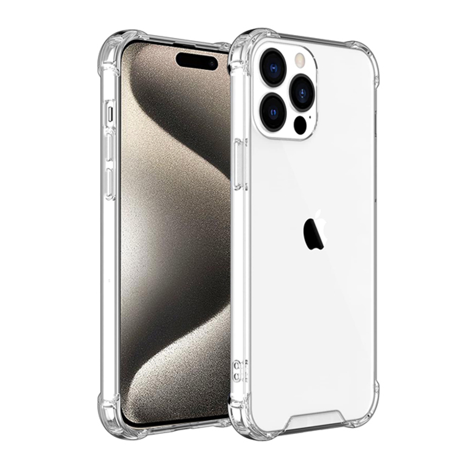 Supershield Fitted Hard Shell Case for iPhone 15 Pro Max - Clear