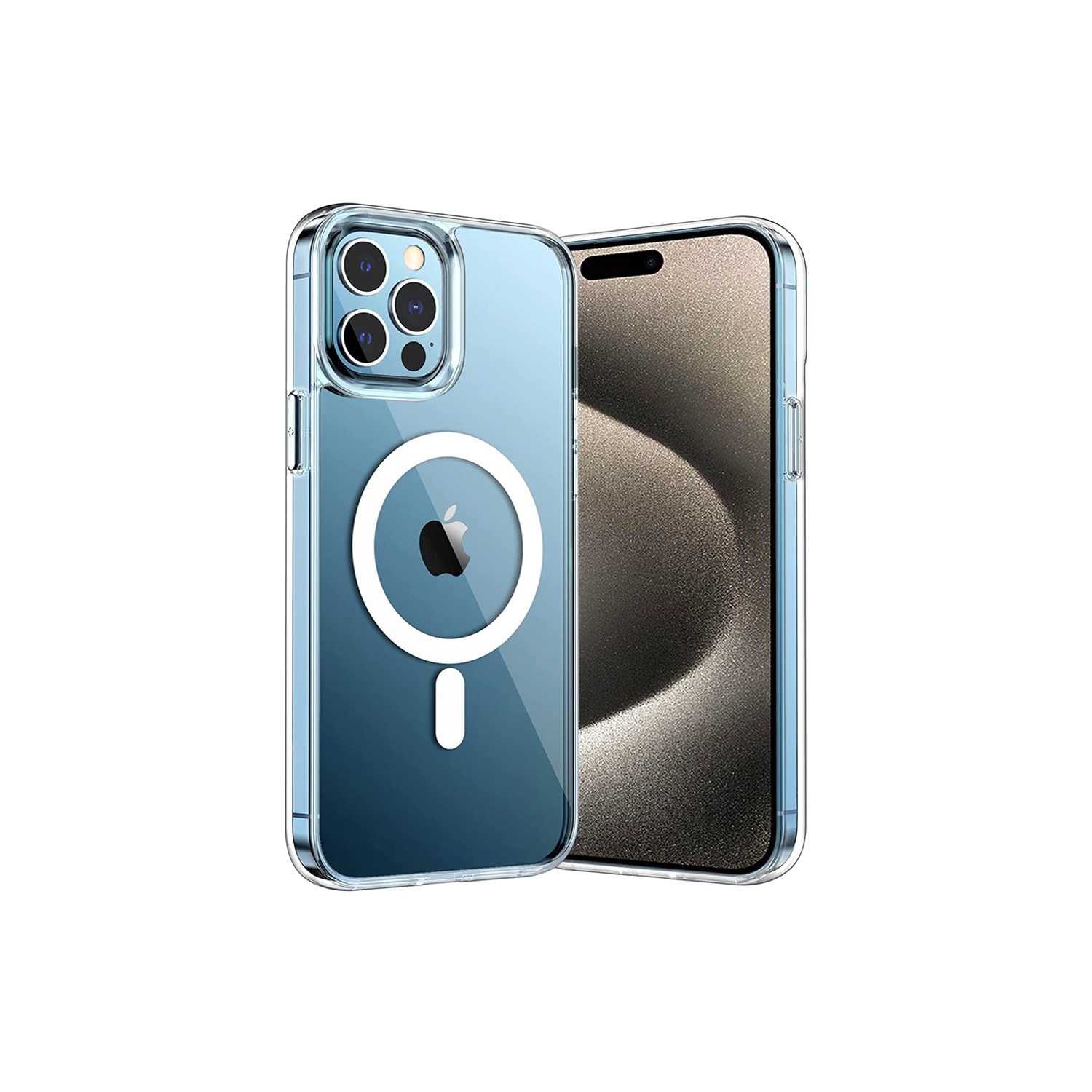 Supershield Apple Fitted Hard Shell Case with MagSafe for iPhone 15 Pro Max - Clear