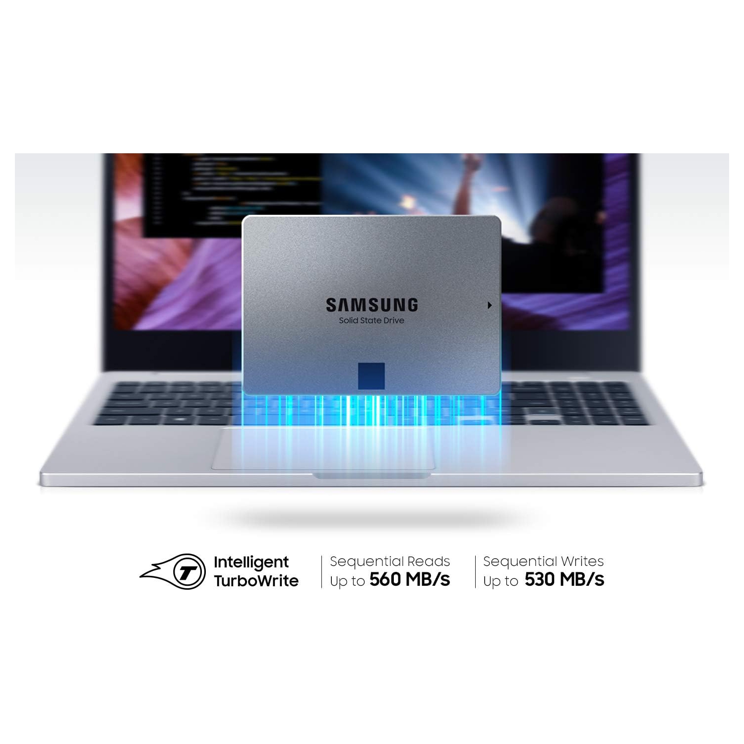 Remis à neuf : disque SSD interne SATA III de 2,5 po 870 série QVO de Samsung