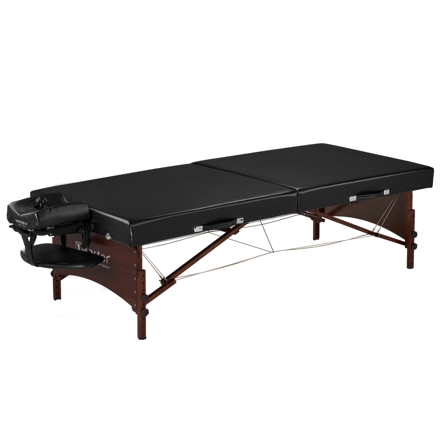 Table de massage portative grande taille Canoga basse hauteur de Master Massage, lit d'exercice pour yoga, massage thaï, concentrateur pour station