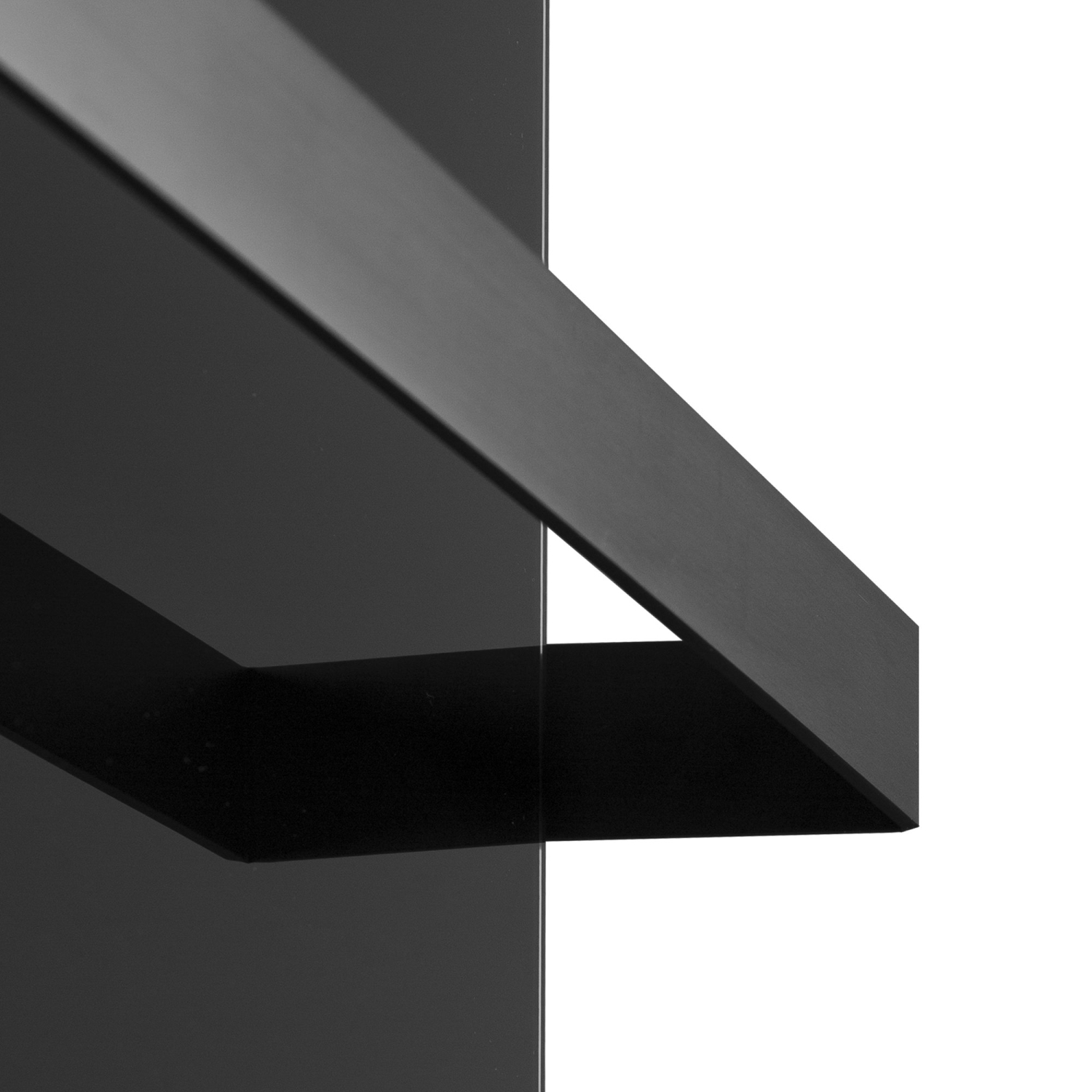 Warmlyours – porte-serviette pour les modèles à panneau radiant Ember, 24 po, noir