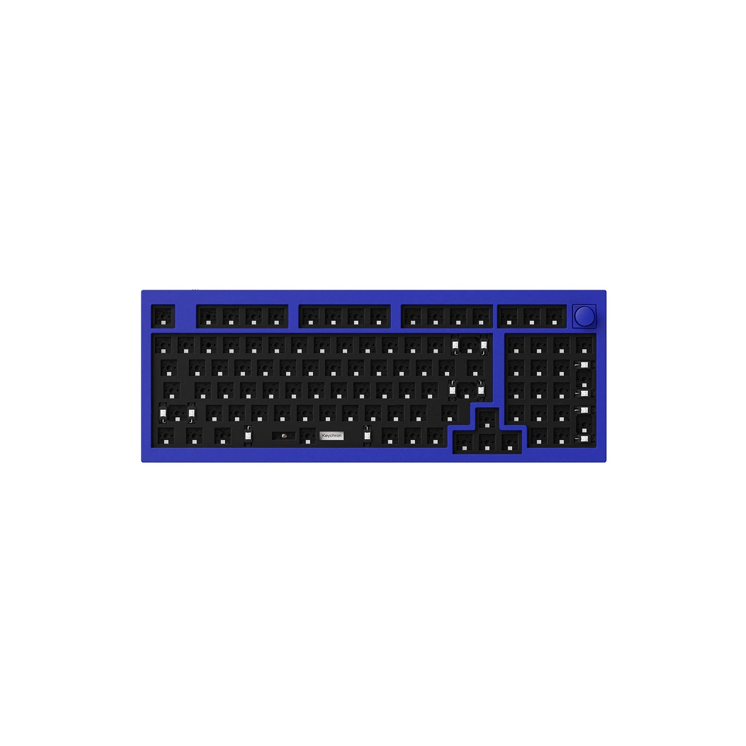 Keychron Q5 Hotswap Mechanical Keyboard - RGB - Aluminum Frame - Blue - Barebones - with Knob - 96% - Windows Mac OS (Q5-B3)