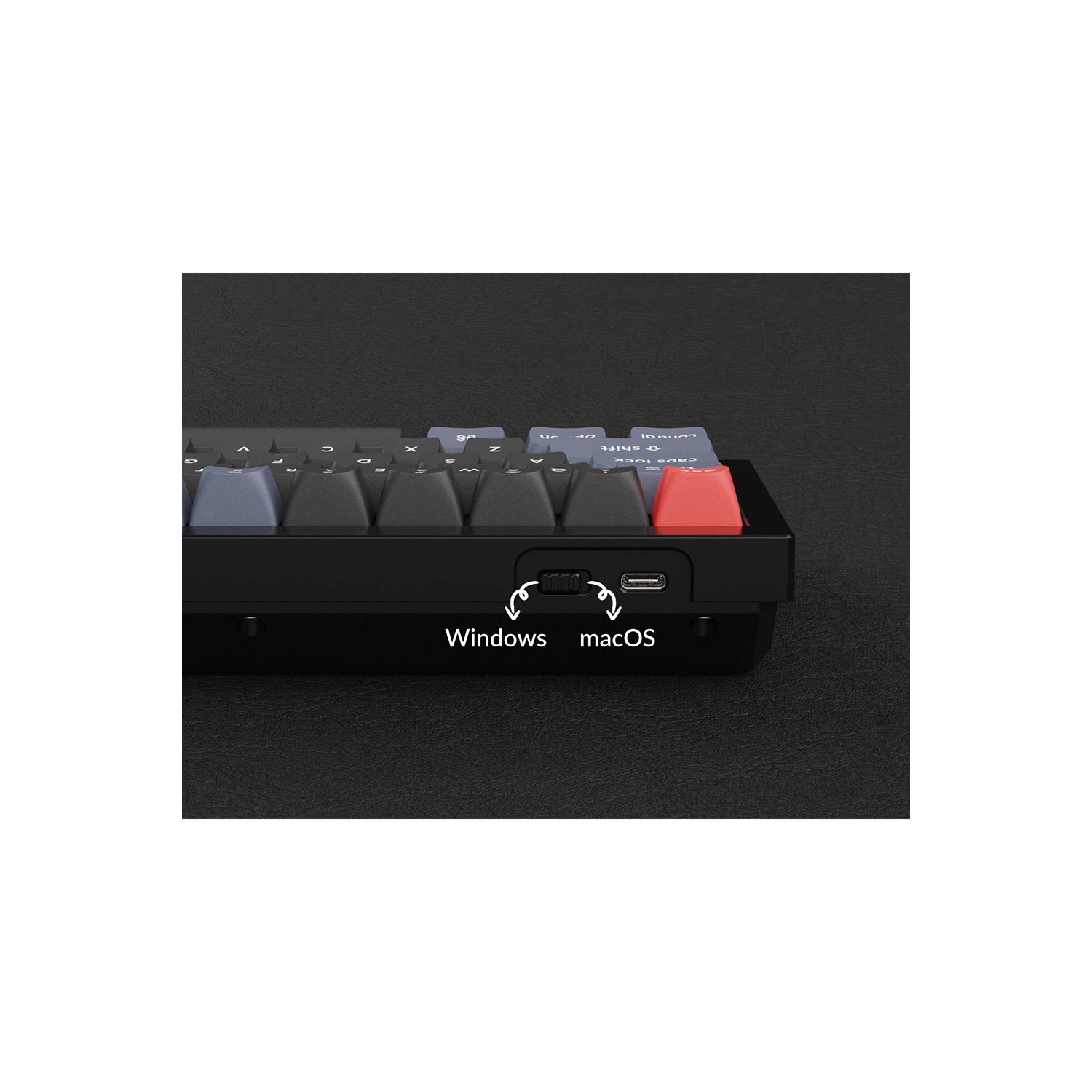 Keychron Q7 RGB Hotswap Mechanical Gaming Keyboard – 70% Layout, Gateron Pro Brown Switches – Compatible with Windows & macOS, Grey